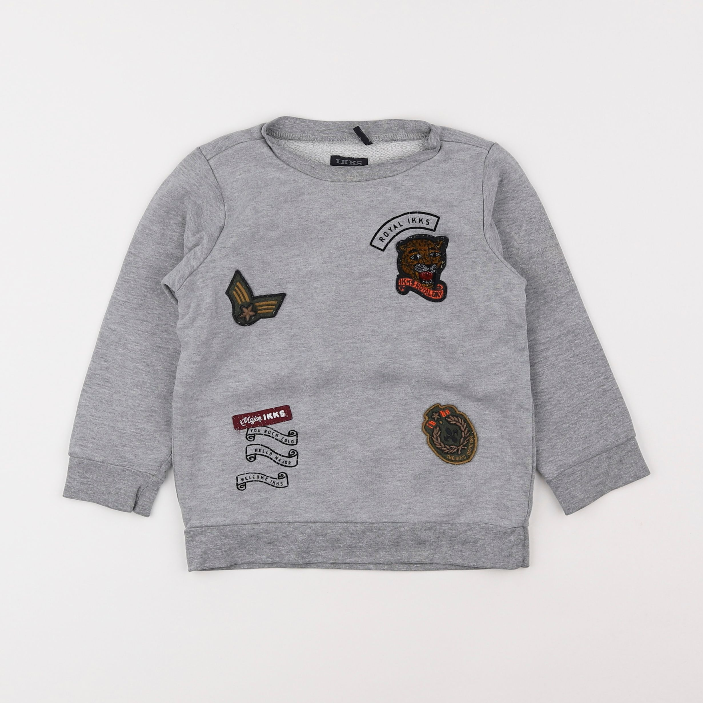 IKKS - sweat gris - 3 ans