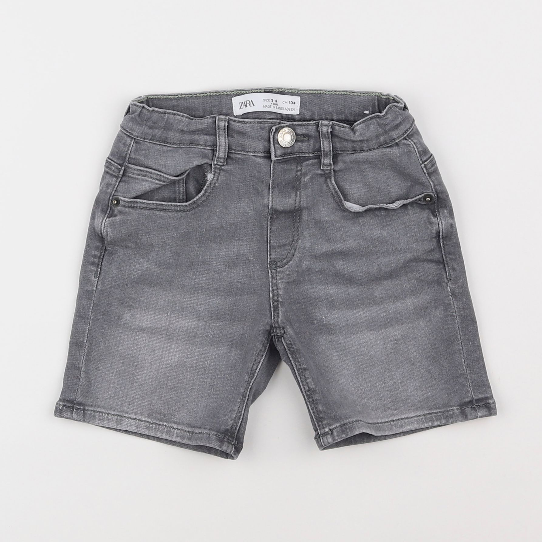 Zara - short gris - 3/4 ans