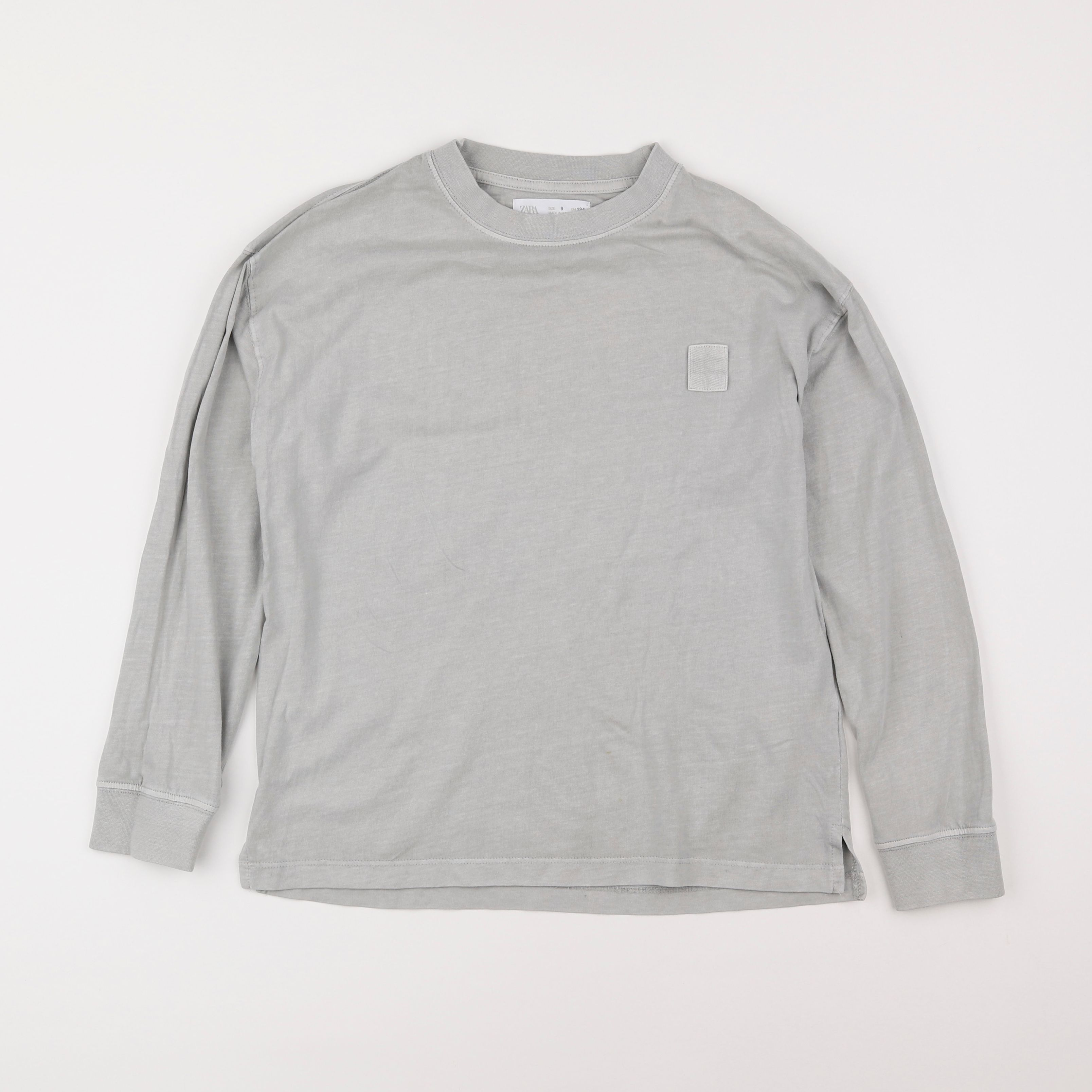 Zara - tee-shirt gris - 9 ans