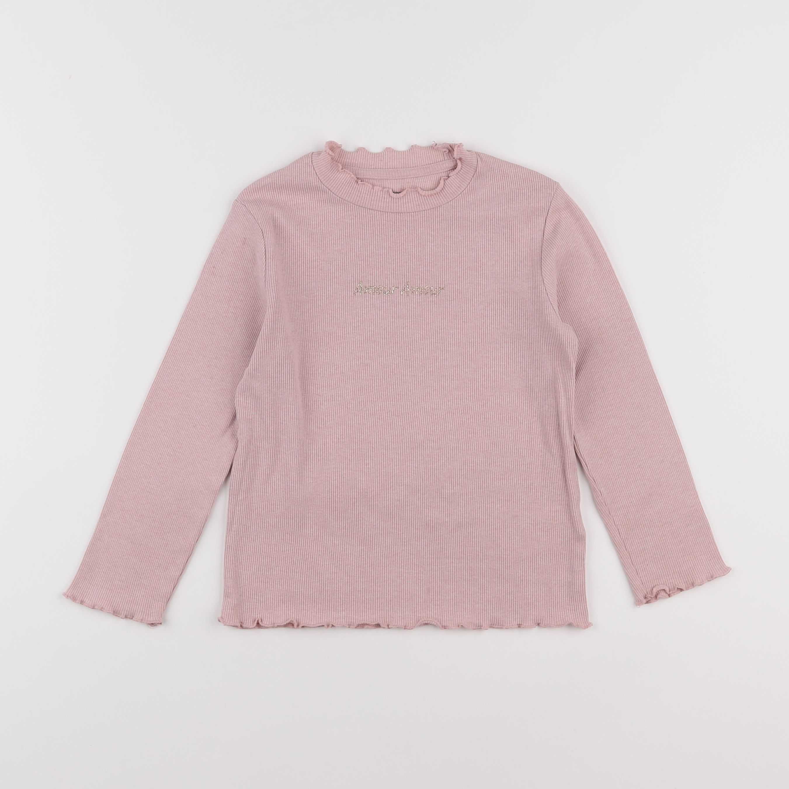 Vertbaudet - tee-shirt rose - 6 ans