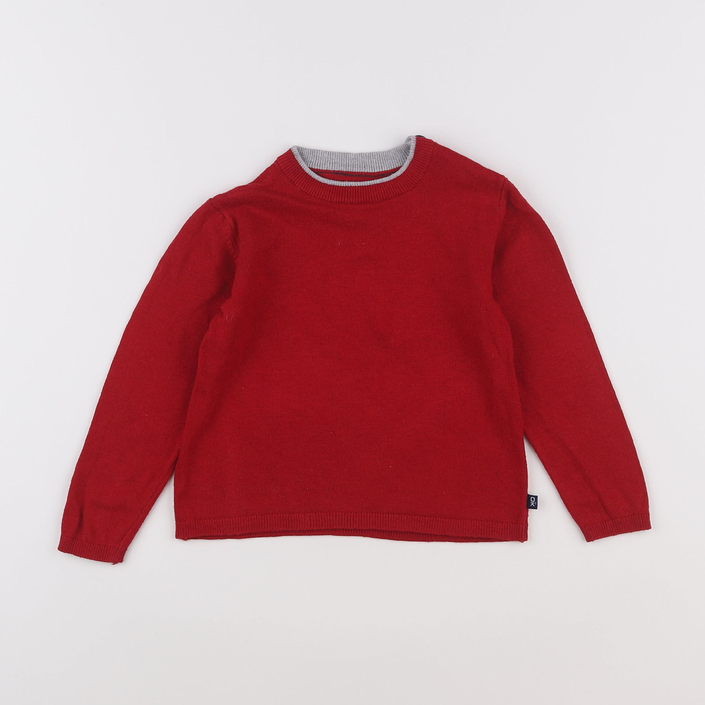 Okaidi - pull rouge - 3 ans