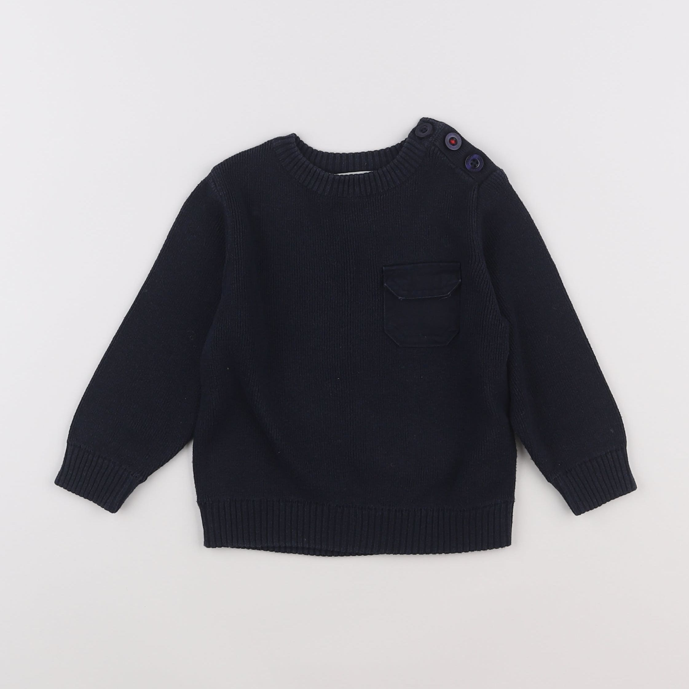 Vertbaudet - pull bleu - 3 ans