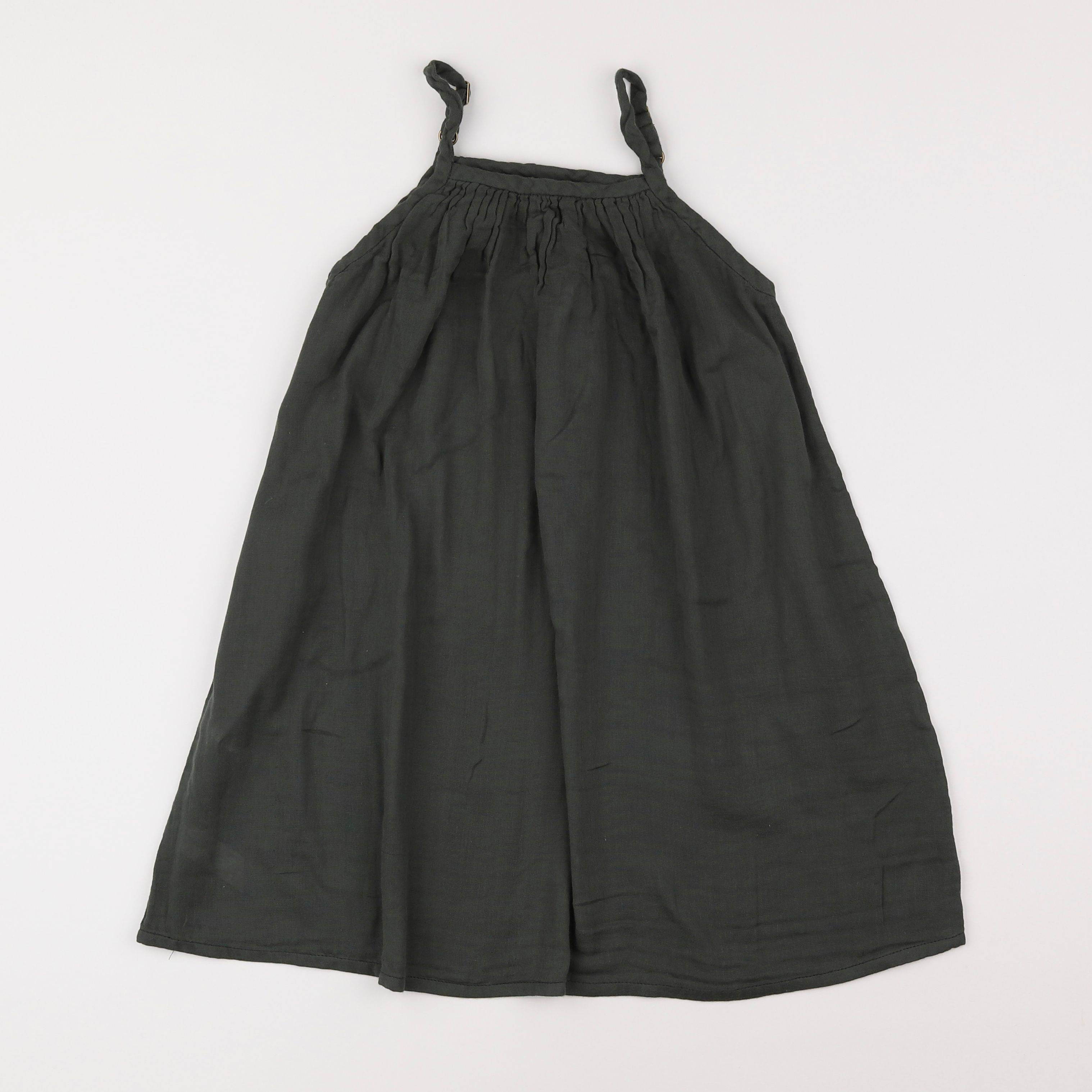 Numero 74 - robe vert - 7/8 ans