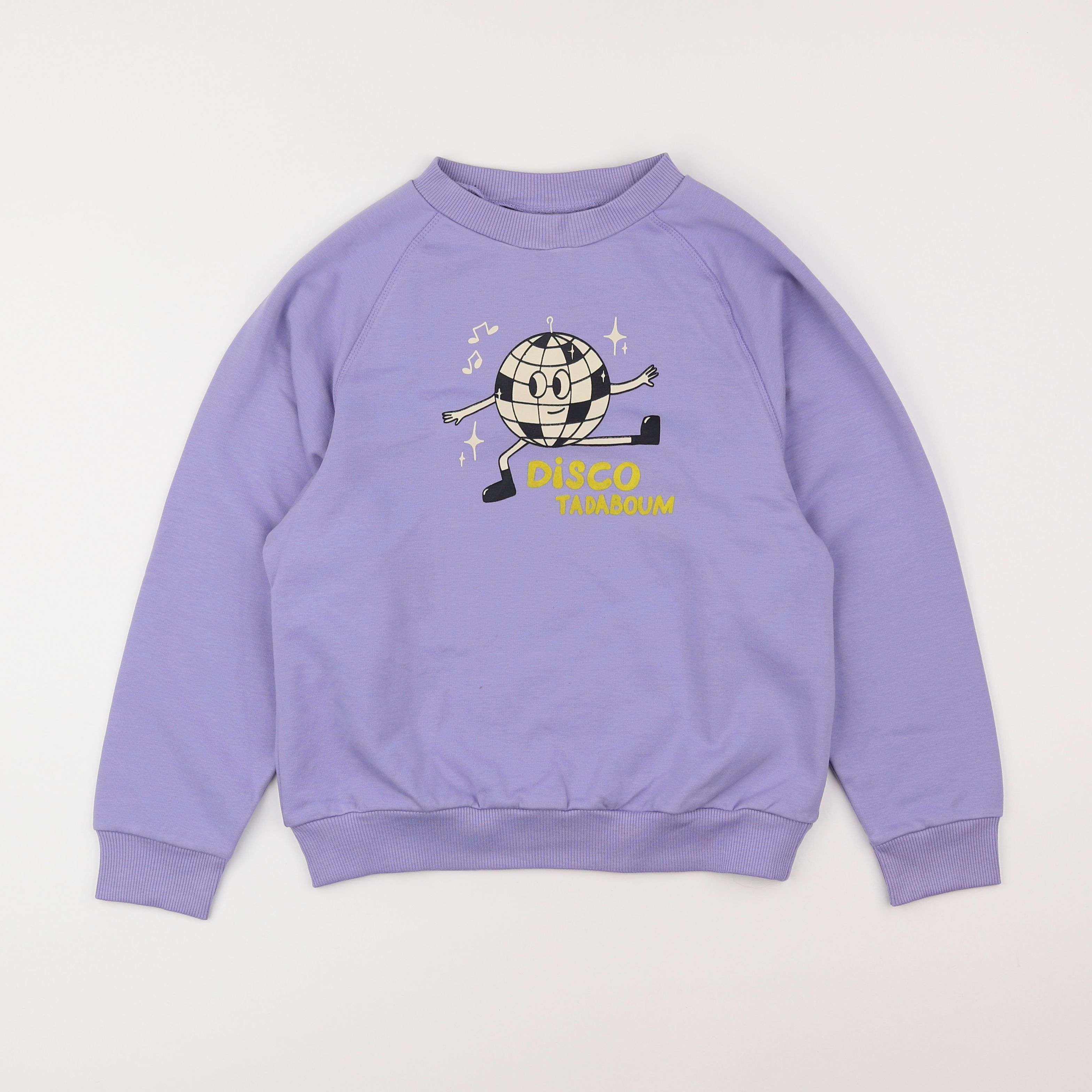 Maison Tadaboum - sweat violet - 8/9 ans