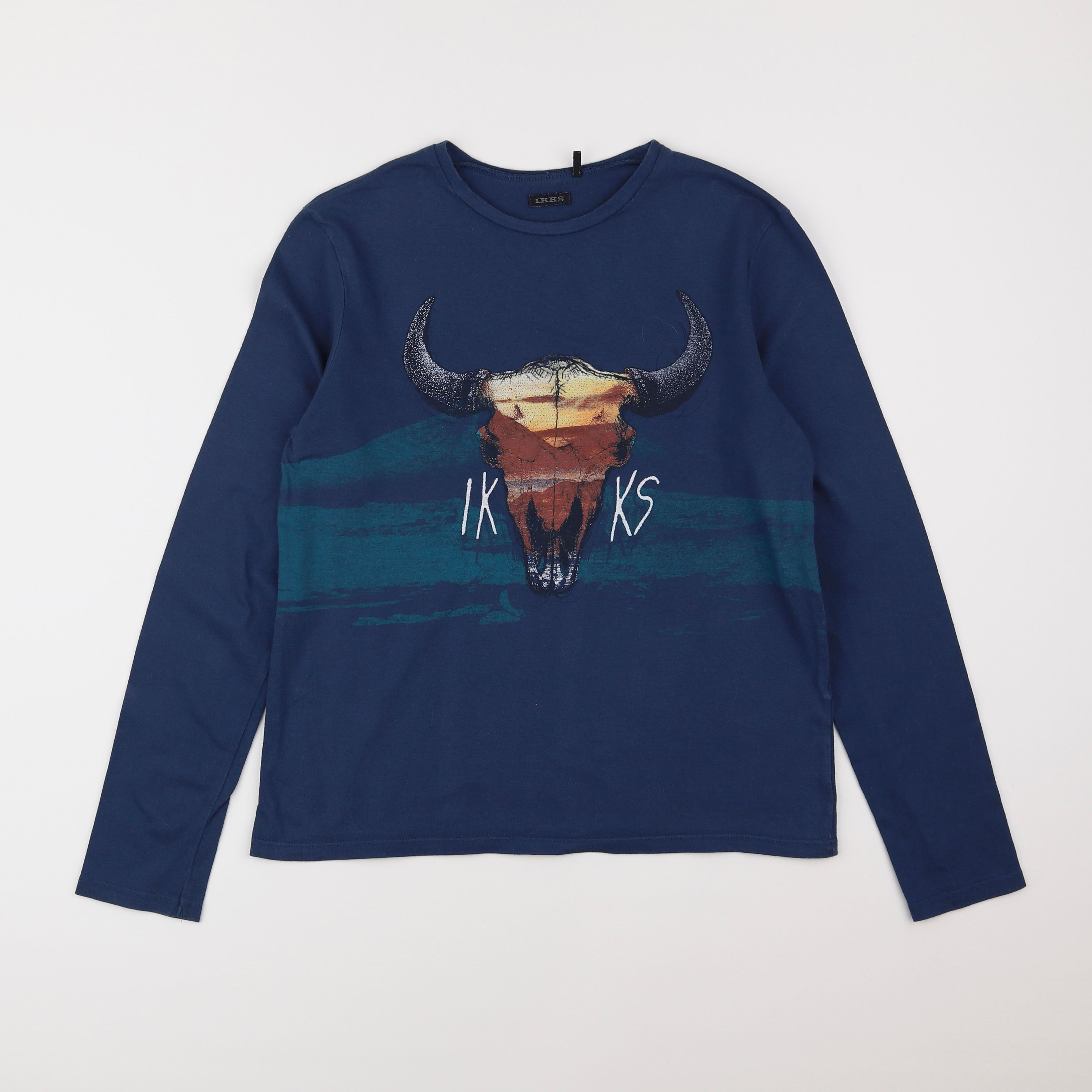 IKKS - tee-shirt bleu - 14 ans