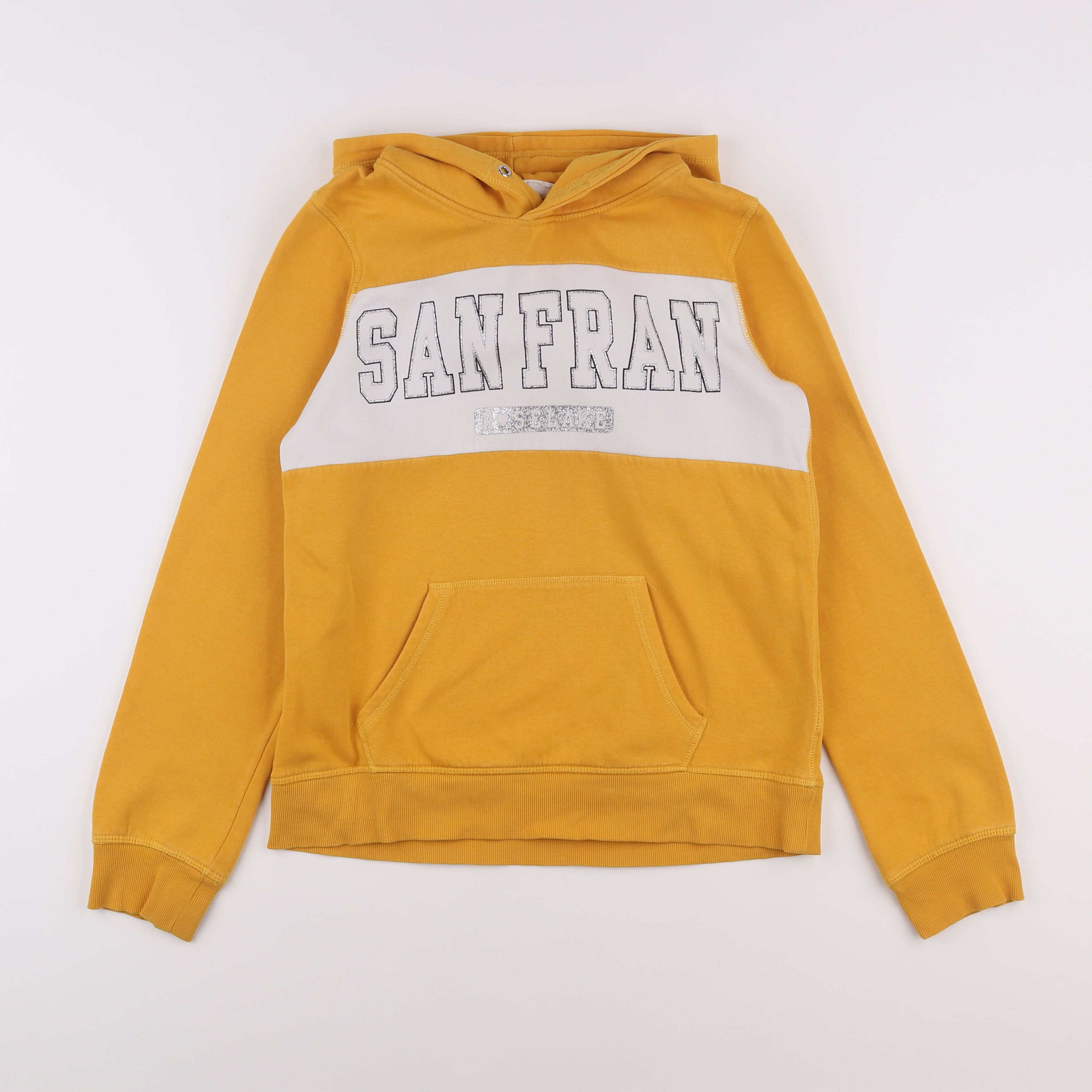 H&M - sweat jaune - 12/14 ans