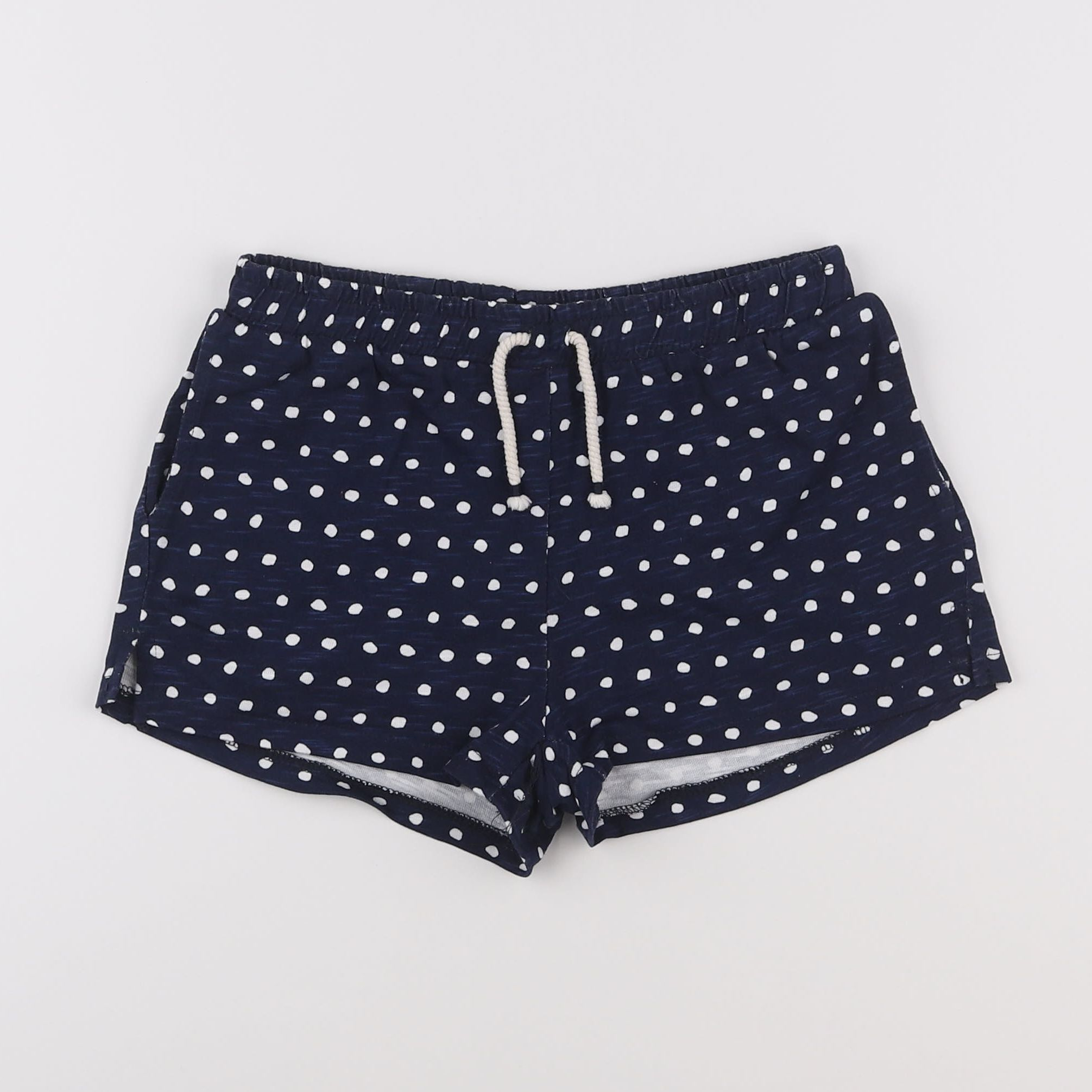 Zara - short bleu, blanc - 11/12 ans