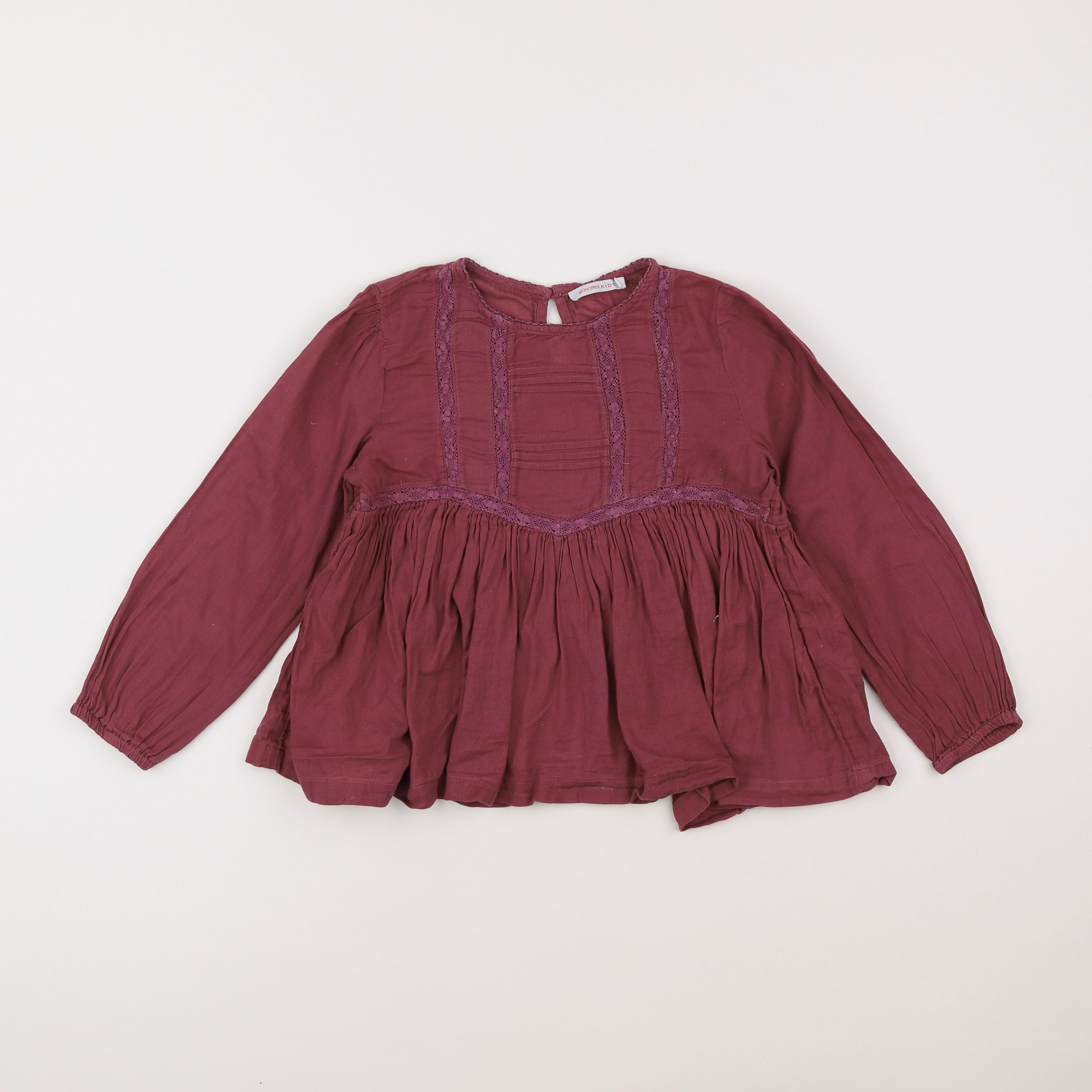 Monoprix - blouse rose - 6 ans