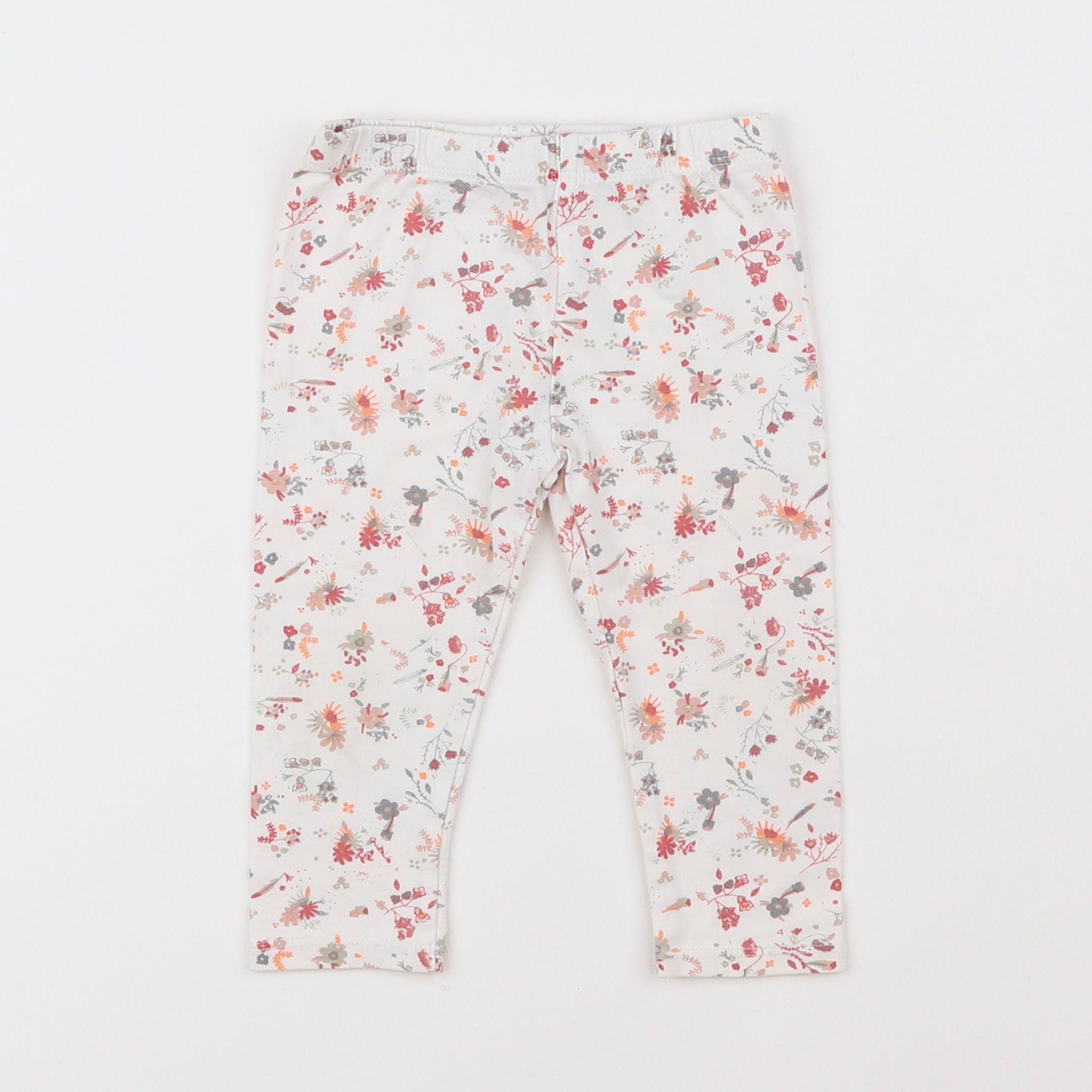 Vertbaudet - legging blanc - 18 mois