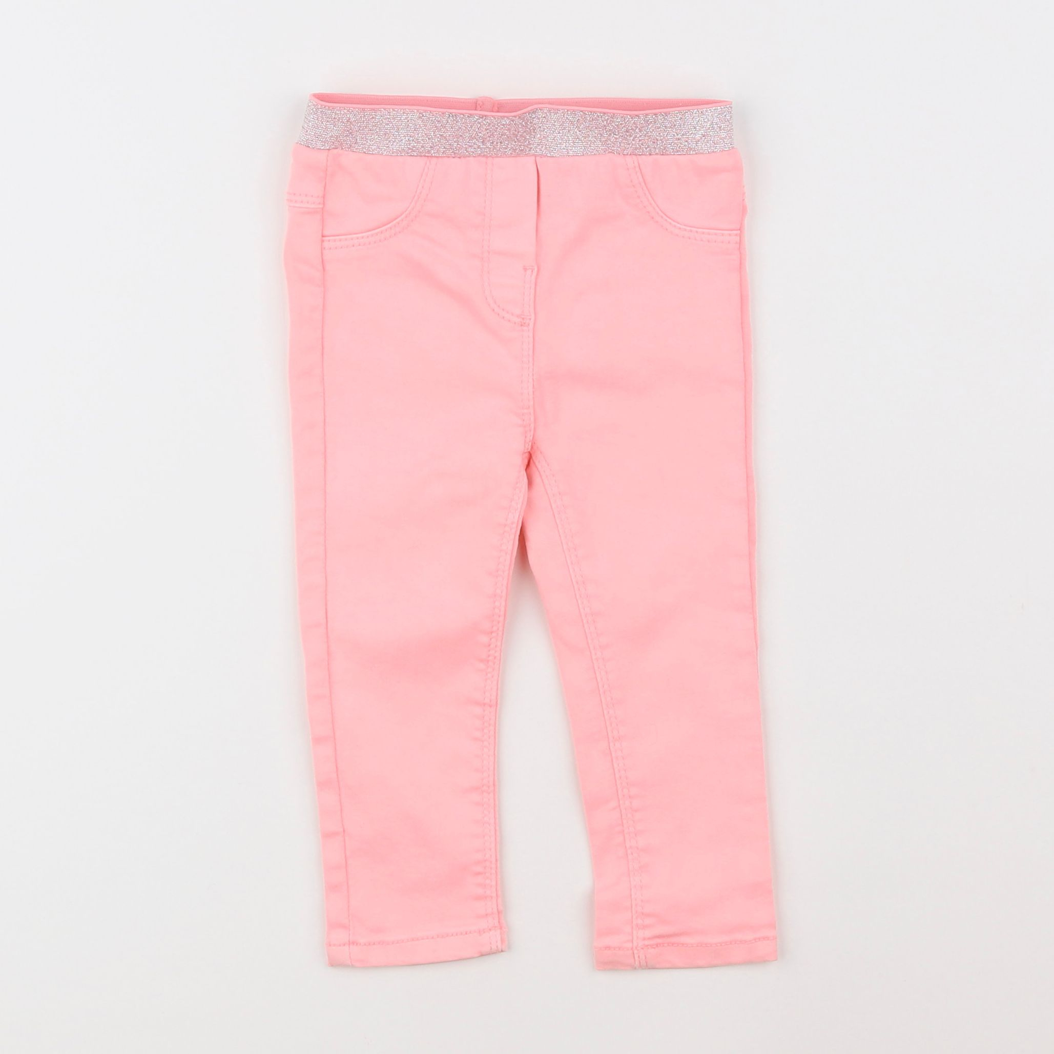 Tape à l'oeil - jegging rose, argent - 18 mois