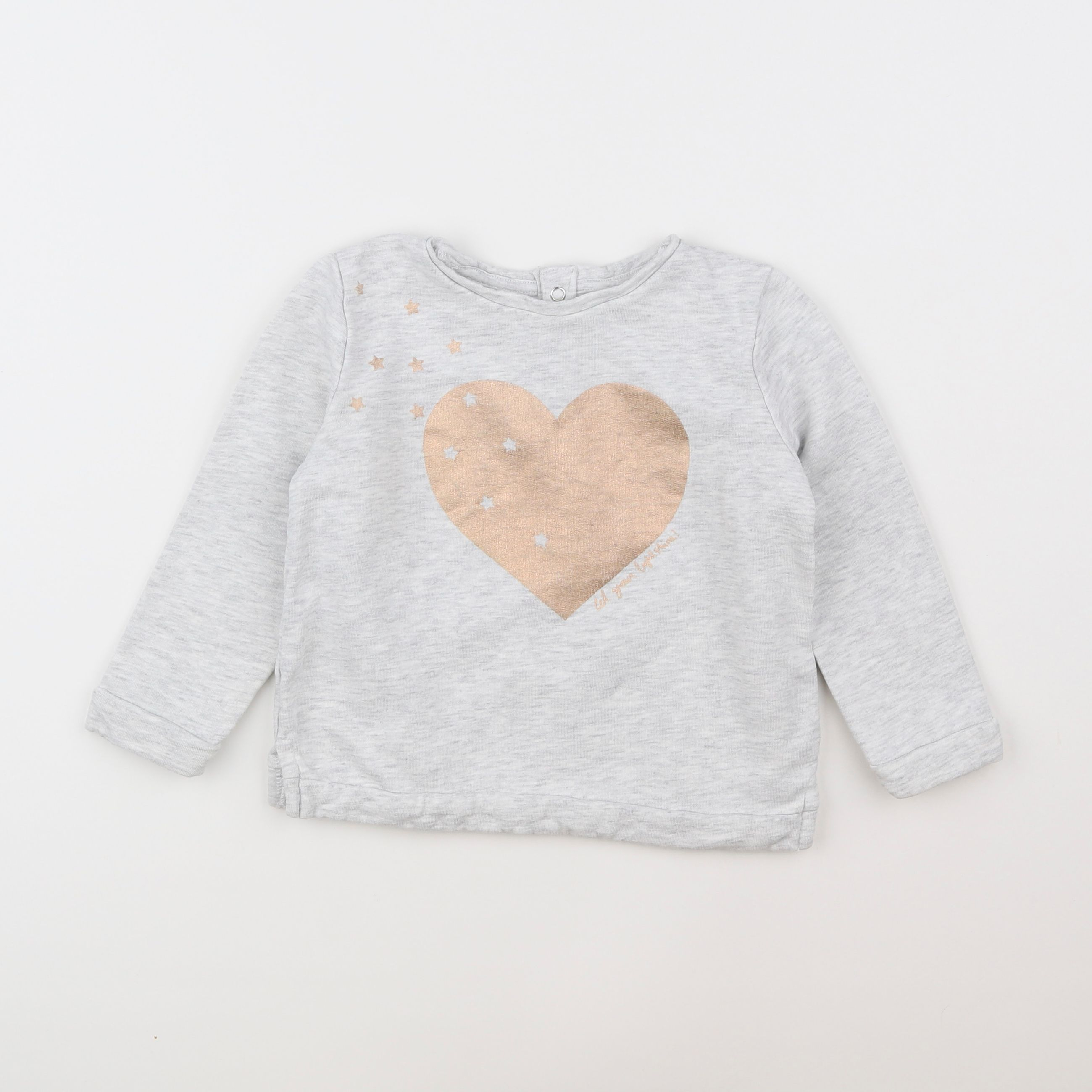 Mango - sweat gris - 3/4 ans