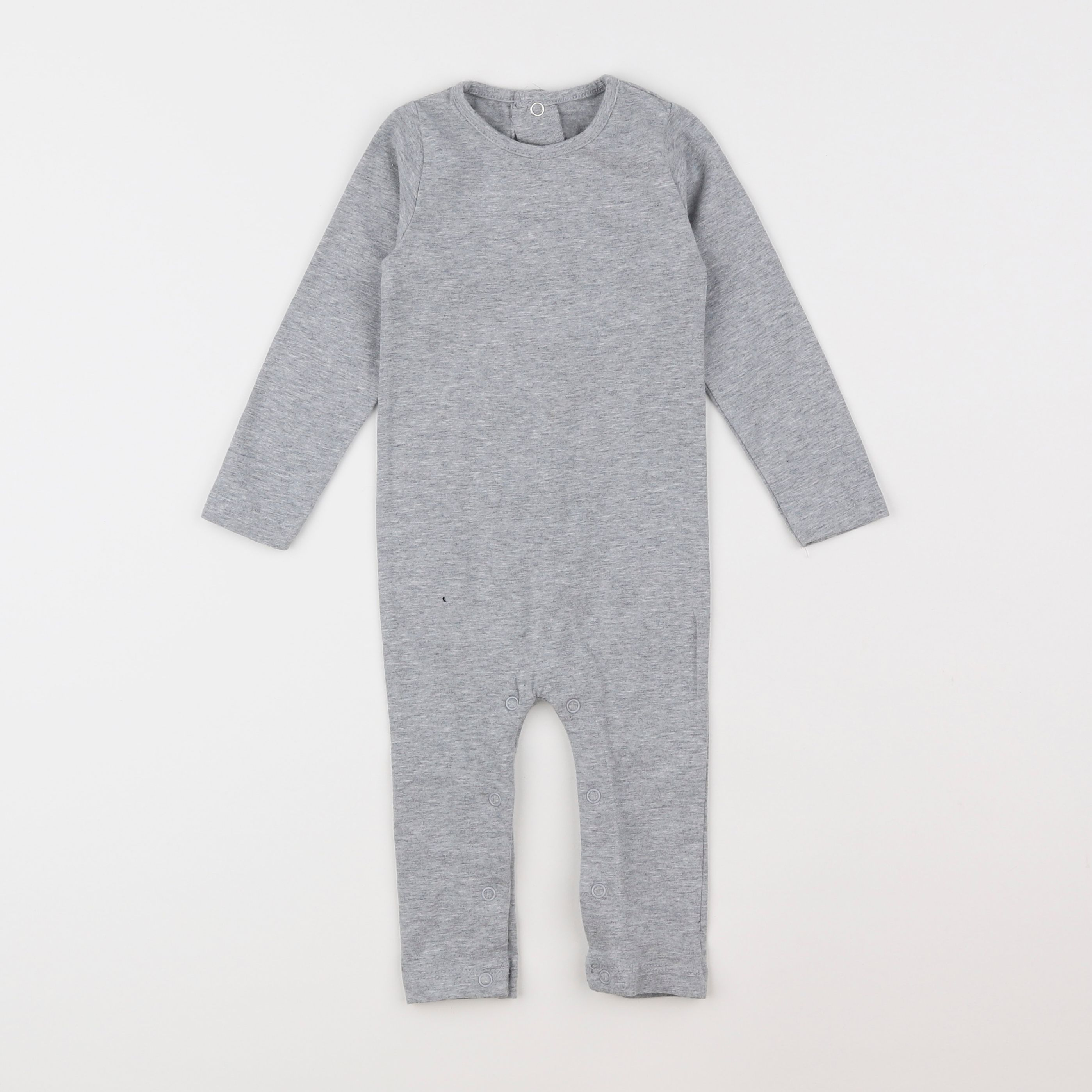 Bouchara - pyjama coton gris - 18 mois