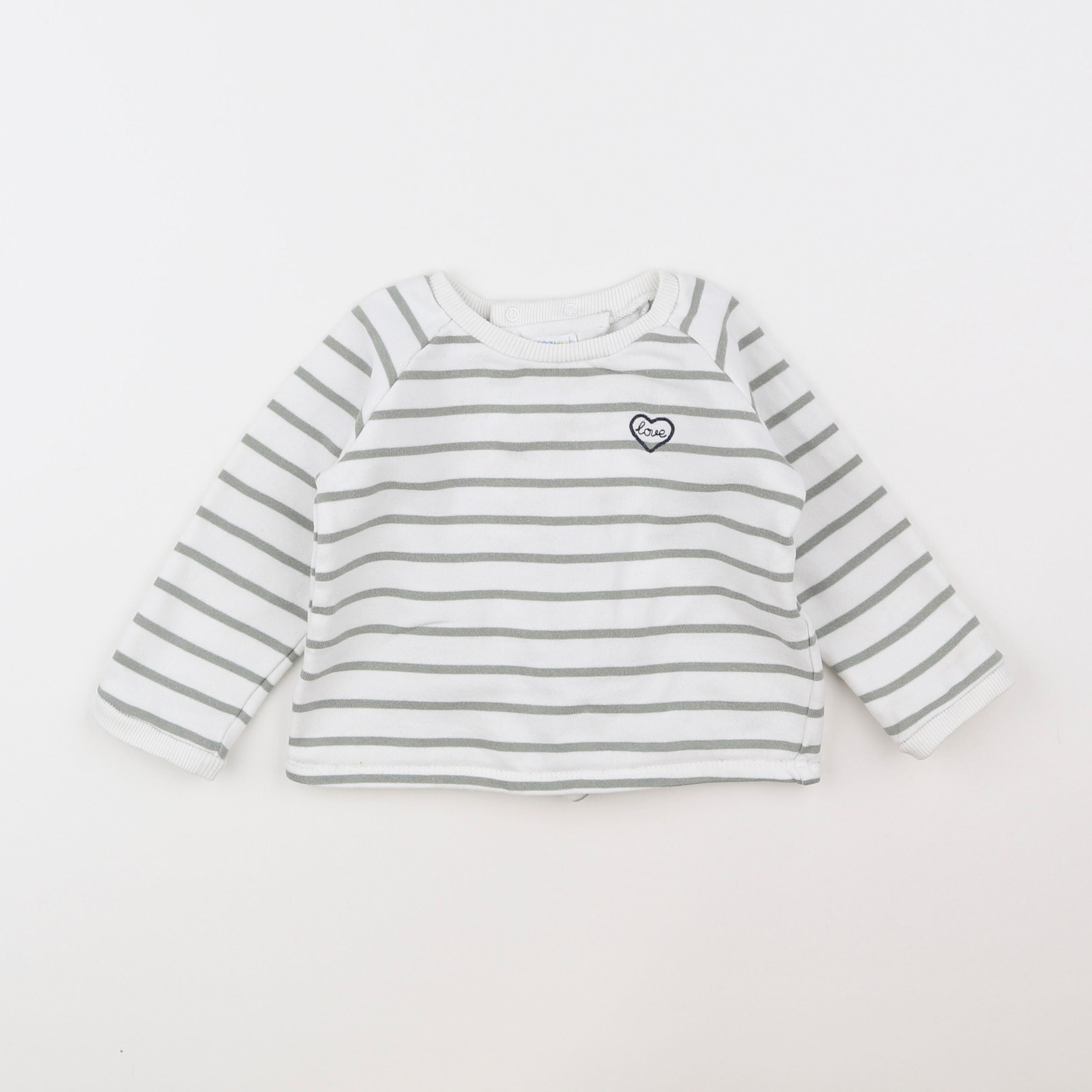 Boutchou - sweat blanc - 18 mois