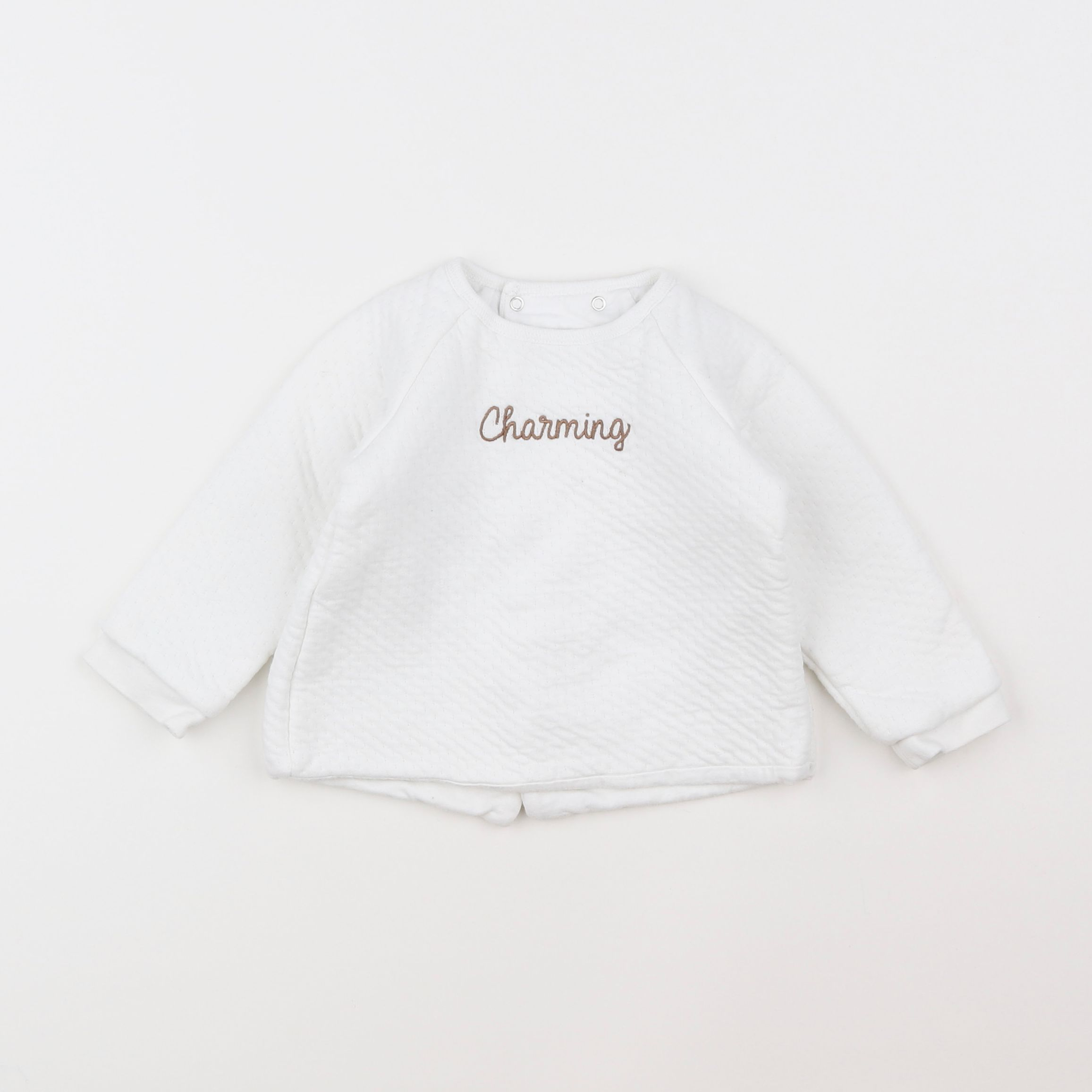 Boutchou - sweat blanc - 18 mois