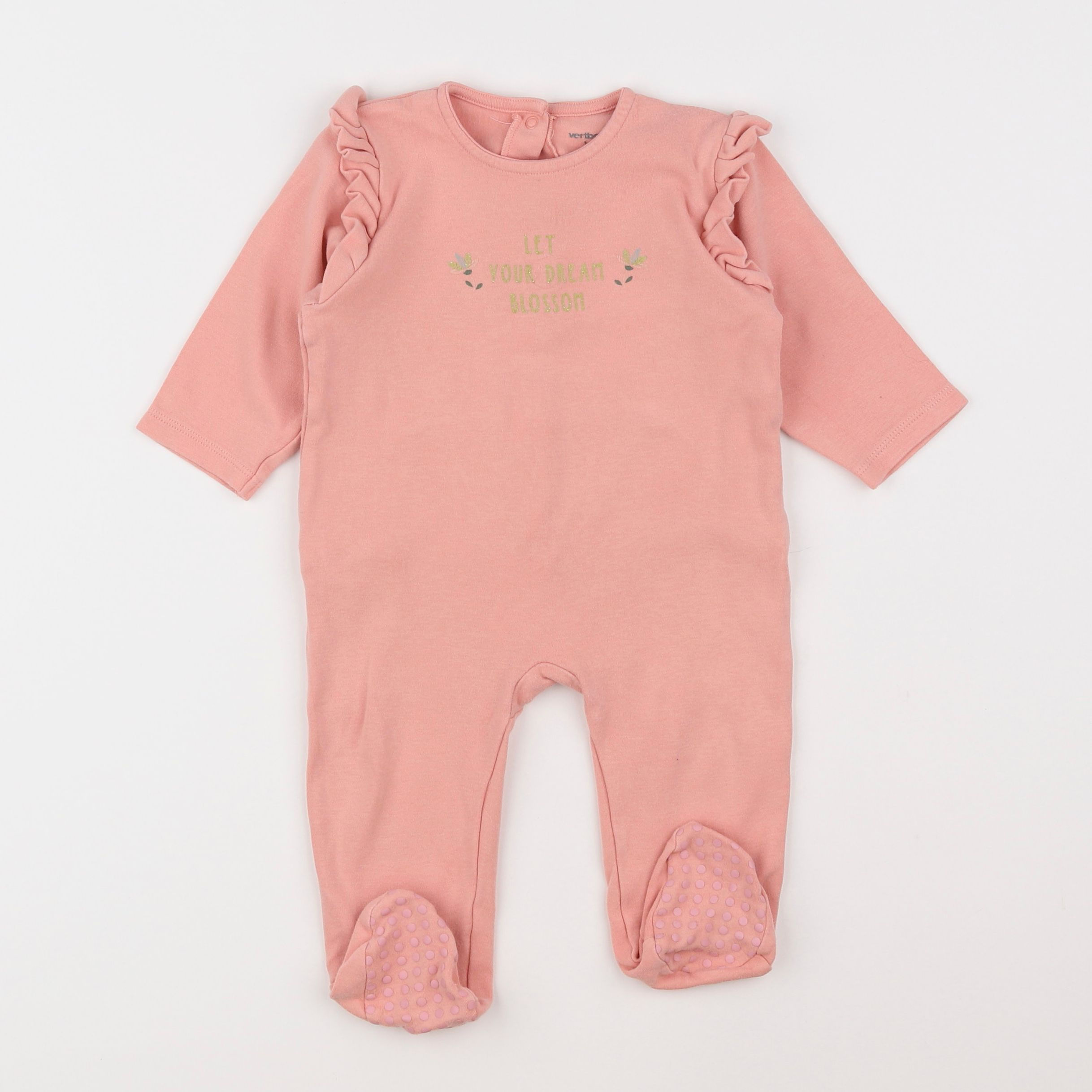 Vertbaudet - pyjama coton rose - 18 mois