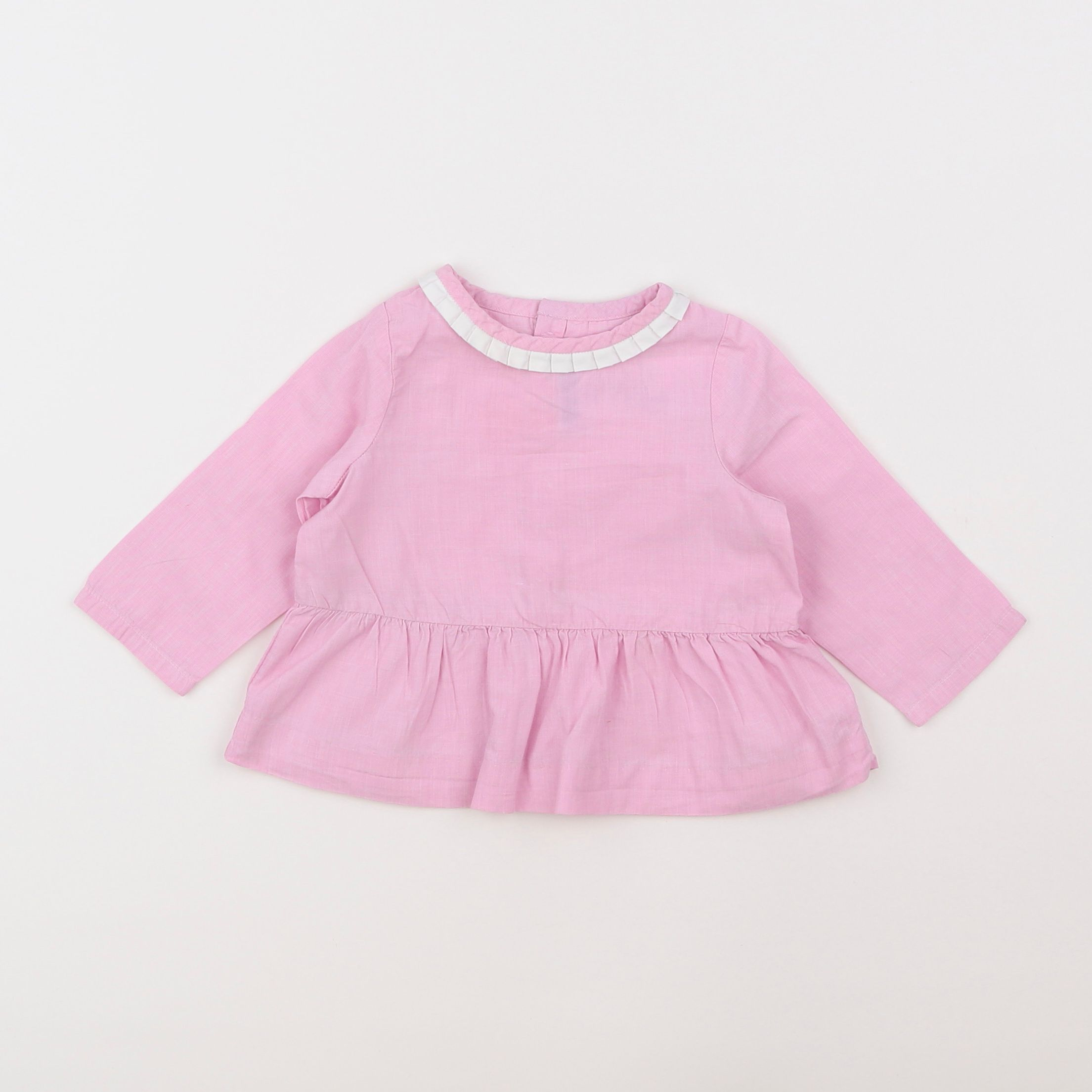 Jacadi - blouse rose - 6 mois