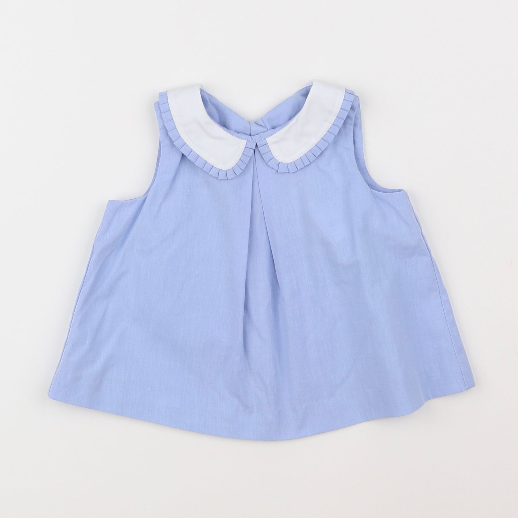 Jacadi - blouse bleu - 12 mois