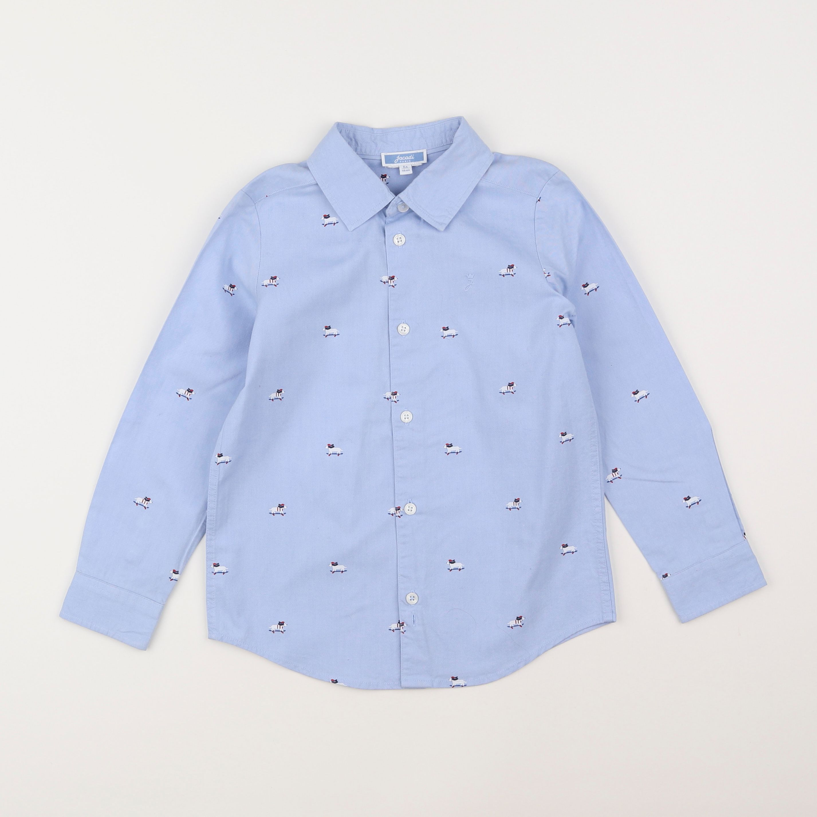 Jacadi - chemise bleu - 6 ans