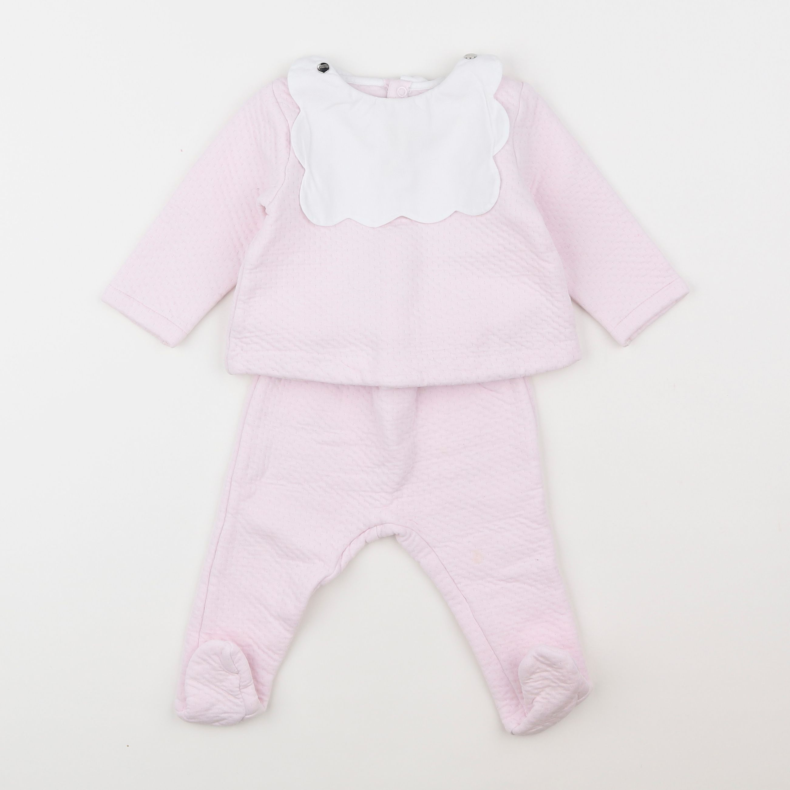 Jacadi - ensemble rose - 12 mois