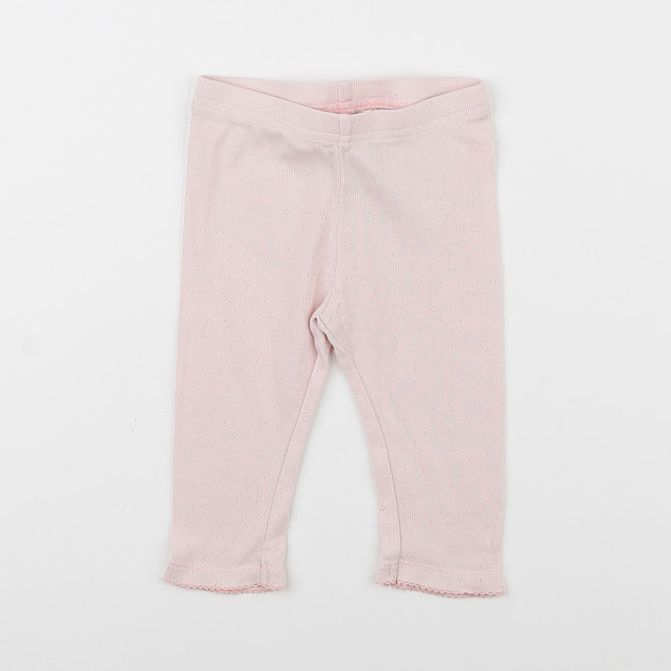 H&M - legging rose - 3/6 mois