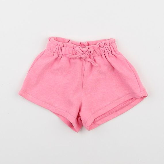 Zara - short rose - 6/9 mois