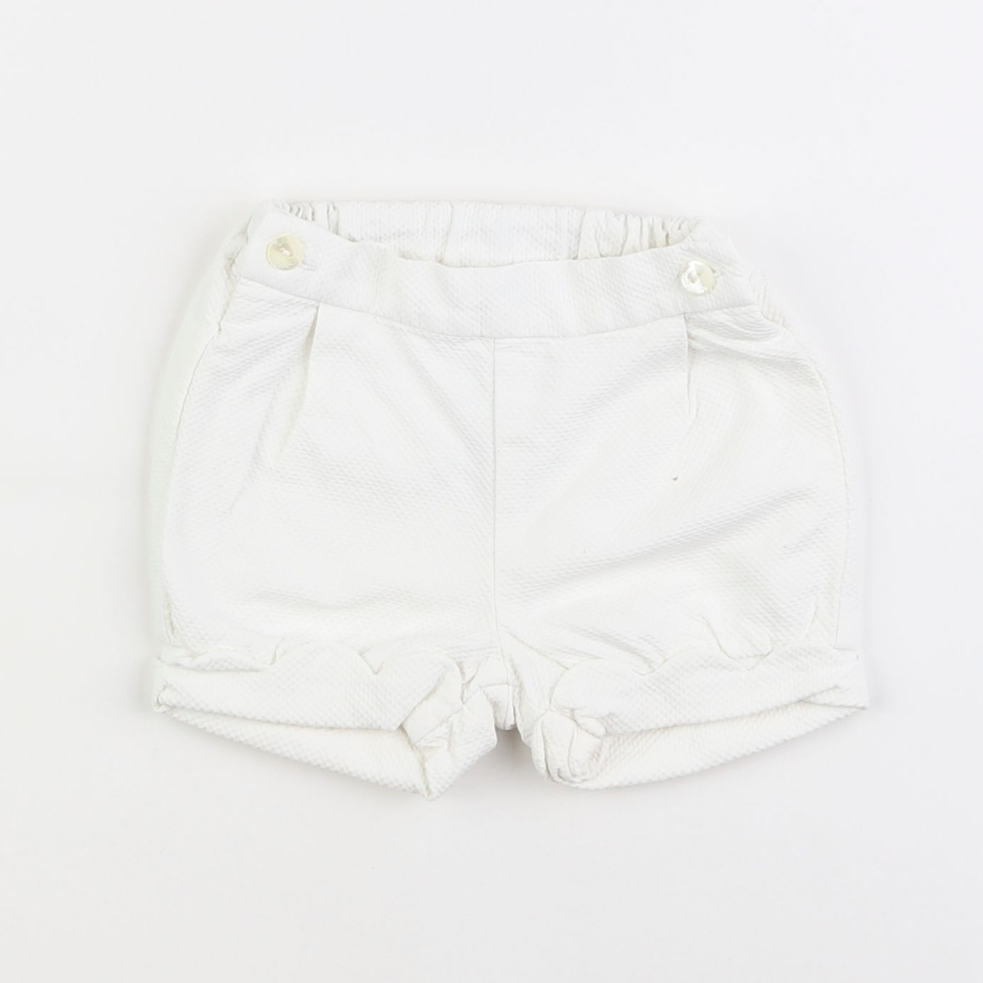 Jacadi - short blanc - 12 mois