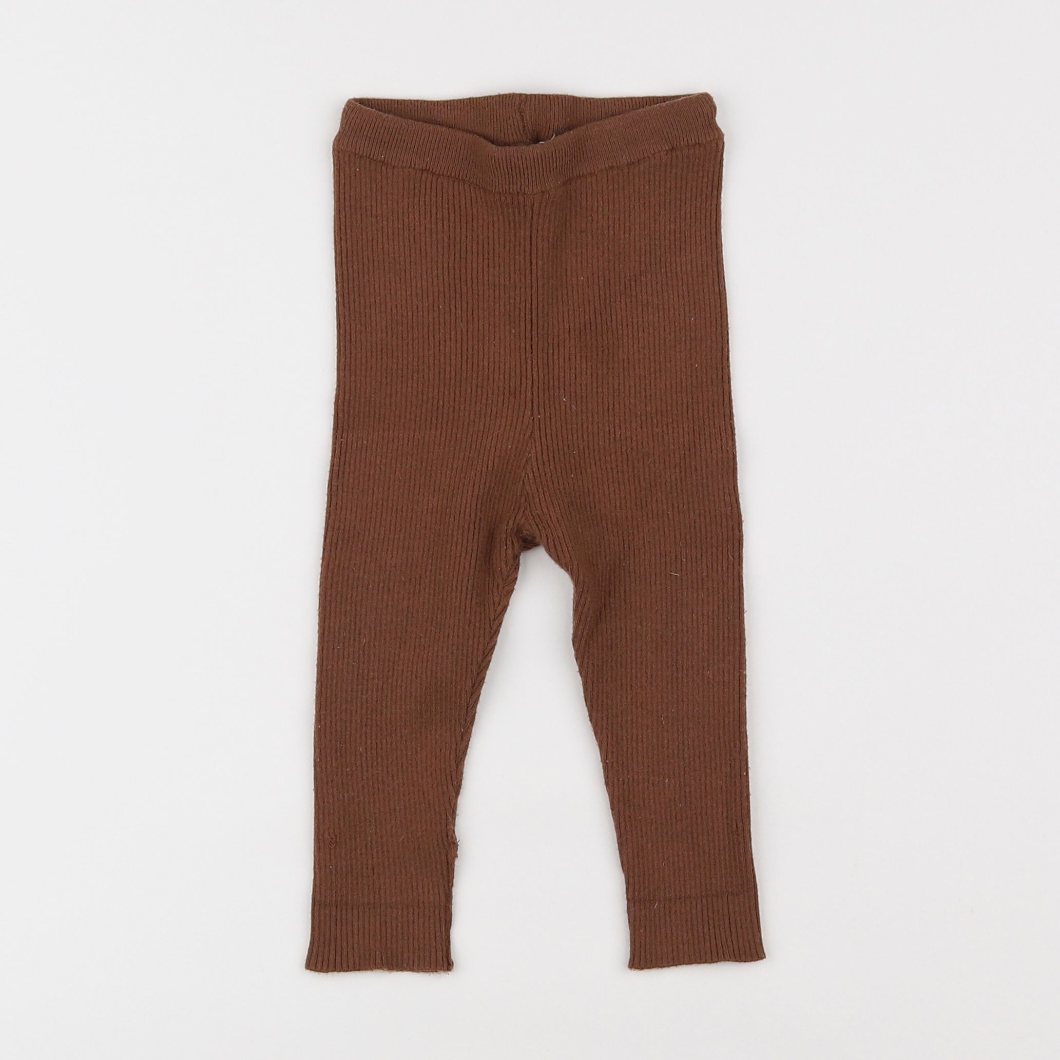 Vertbaudet - legging marron - 12 mois