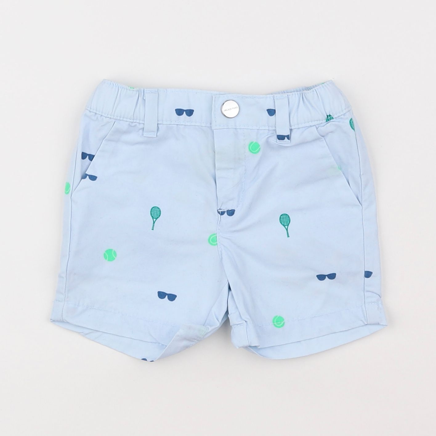 Jacadi - short bleu - 6 mois