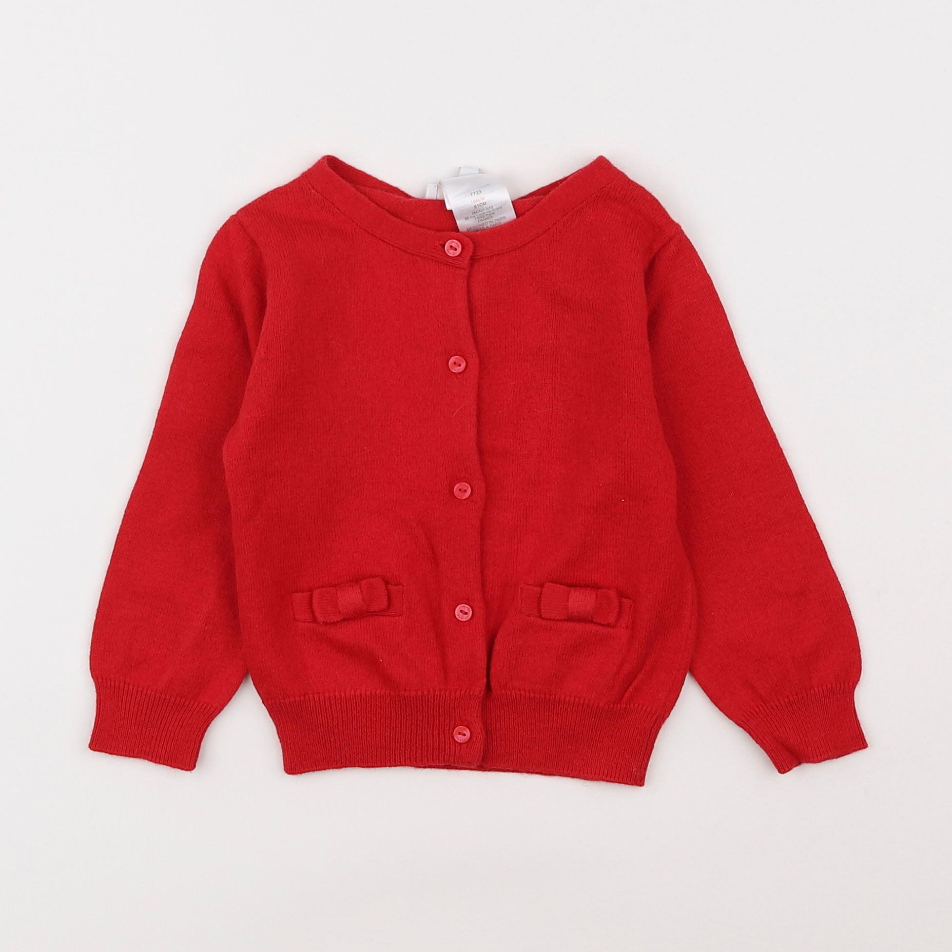 Jacadi - gilet rouge - 18 mois