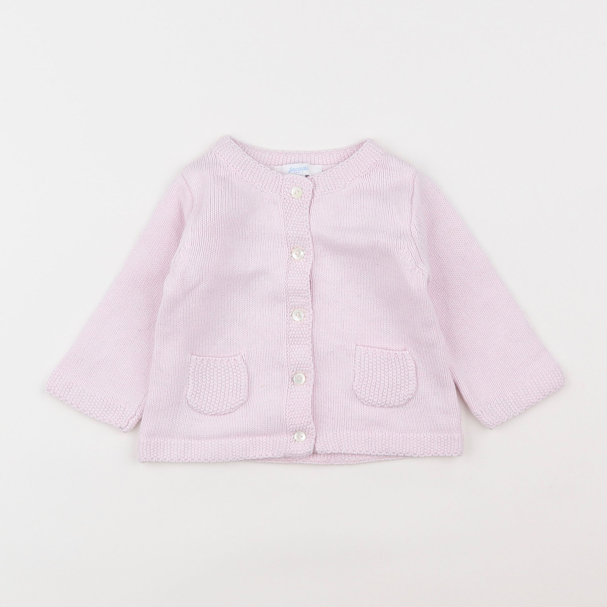 Jacadi - gilet rose - 6 mois