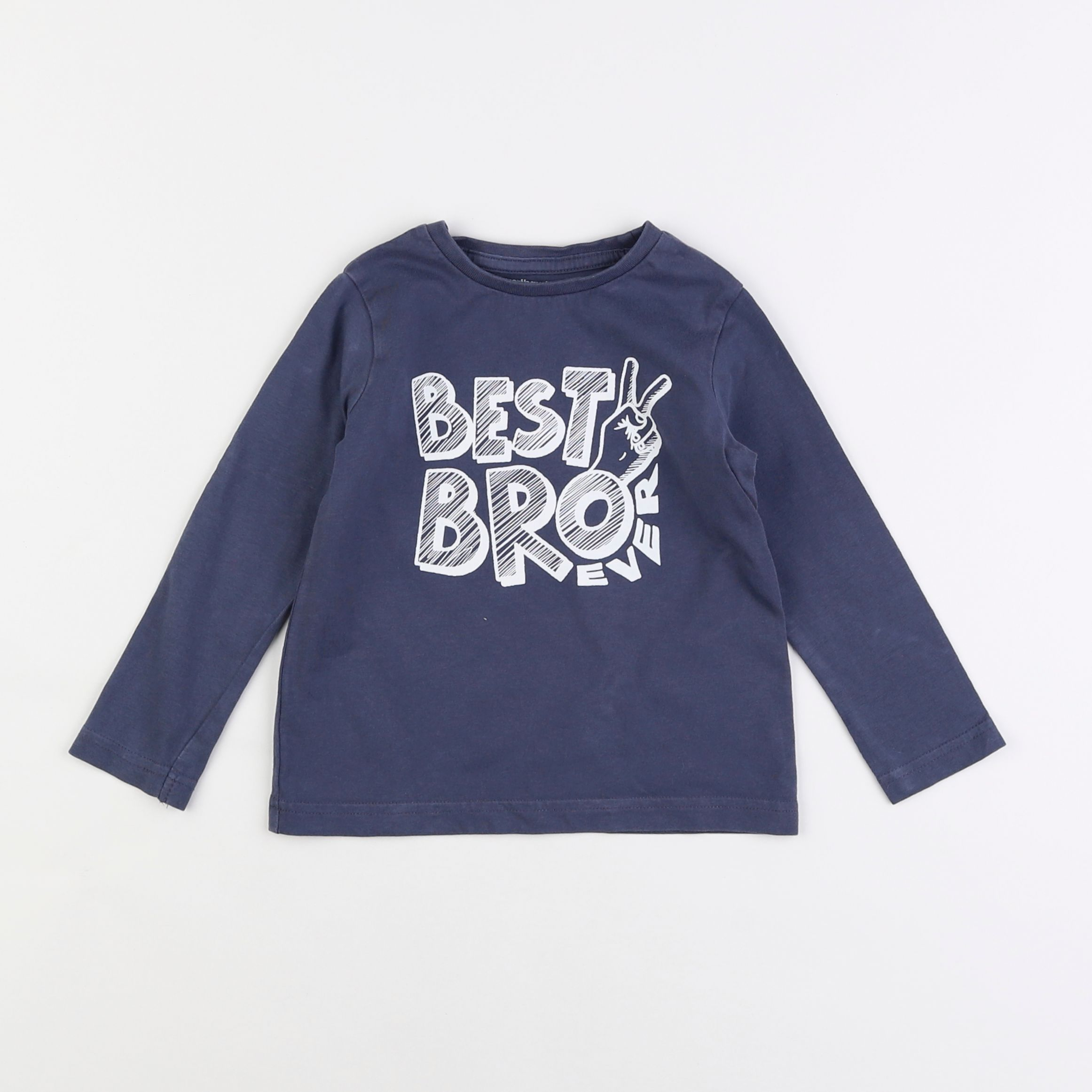 Vertbaudet - tee-shirt bleu - 3 ans