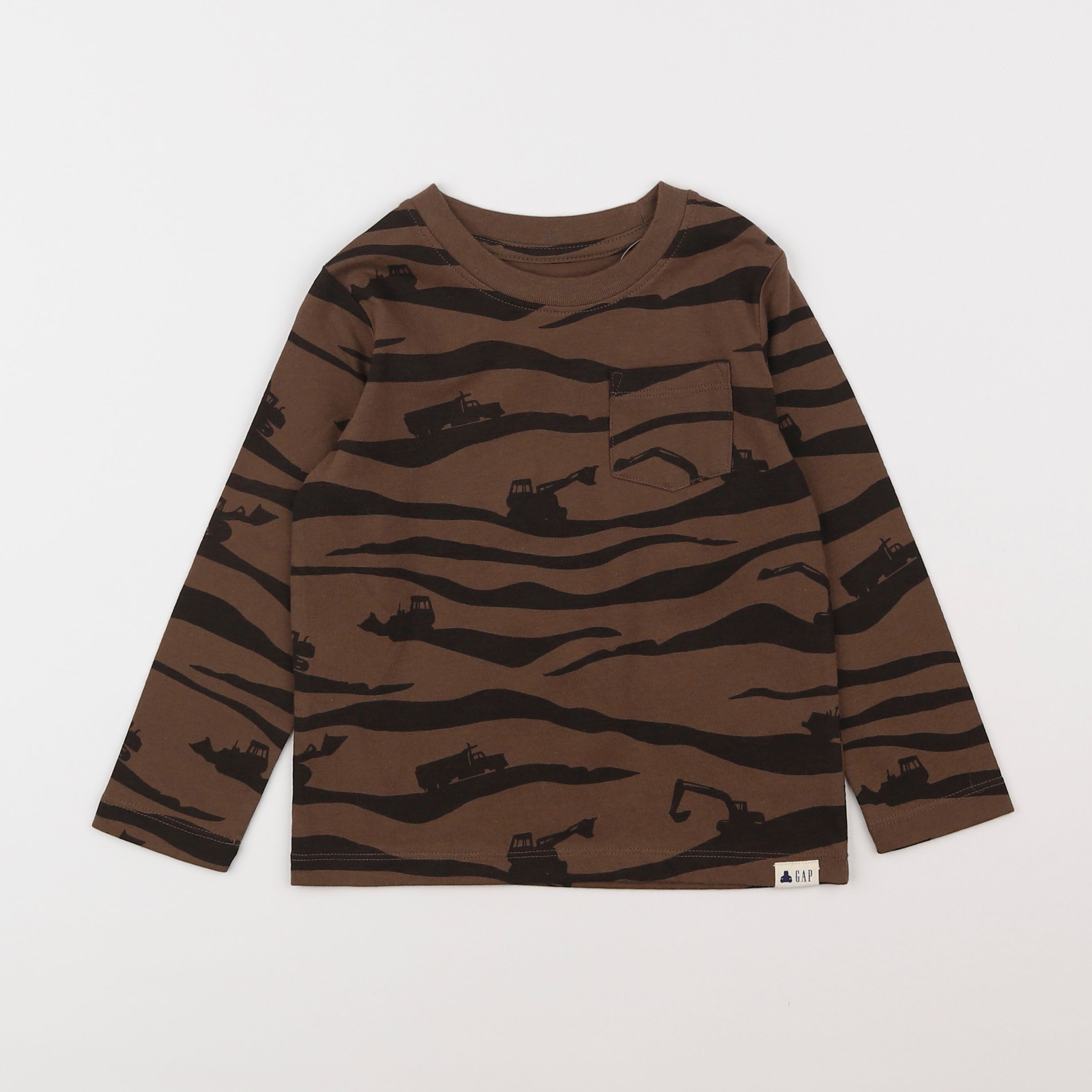 GAP - tee-shirt marron - 3 ans