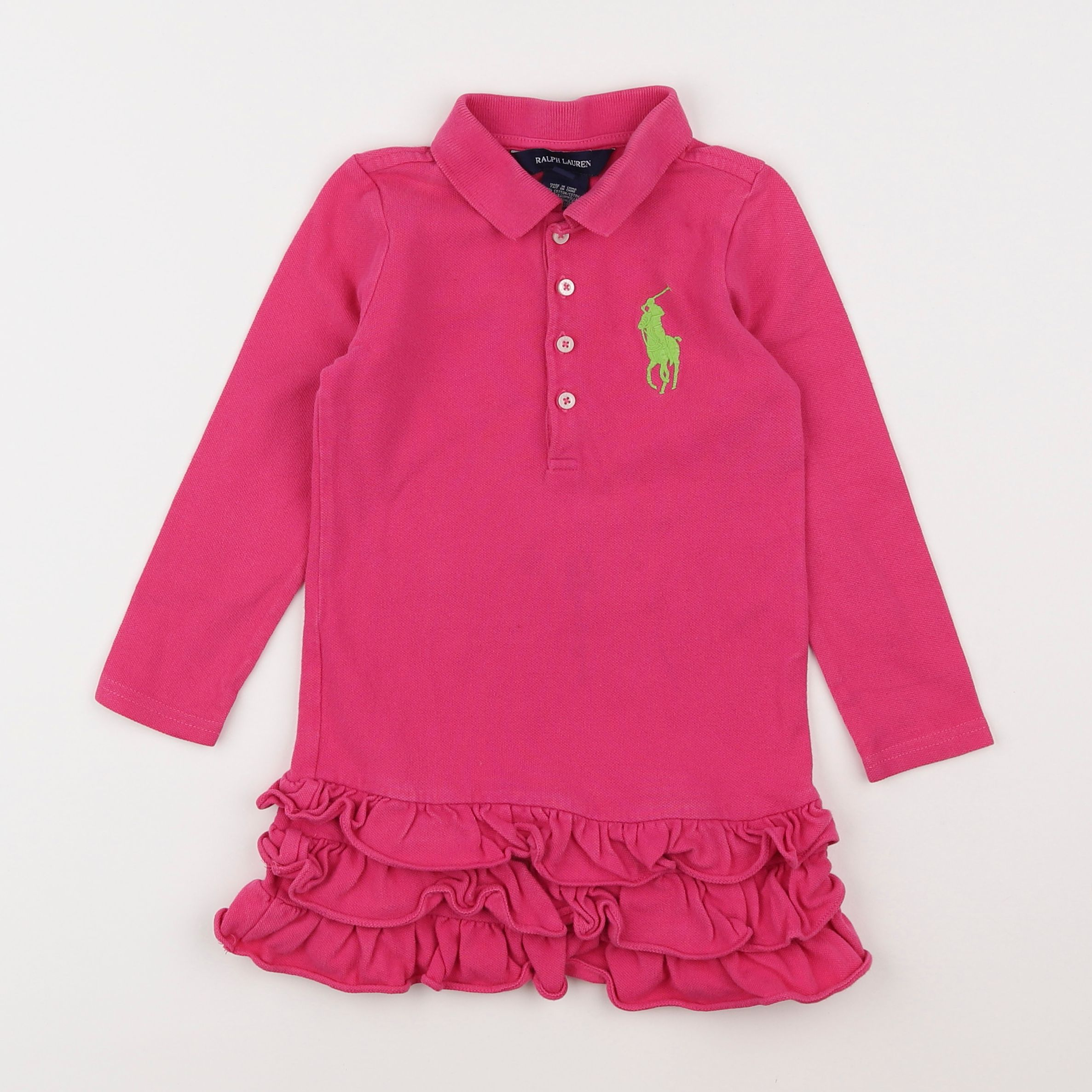 Ralph Lauren - robe rose - 3 ans