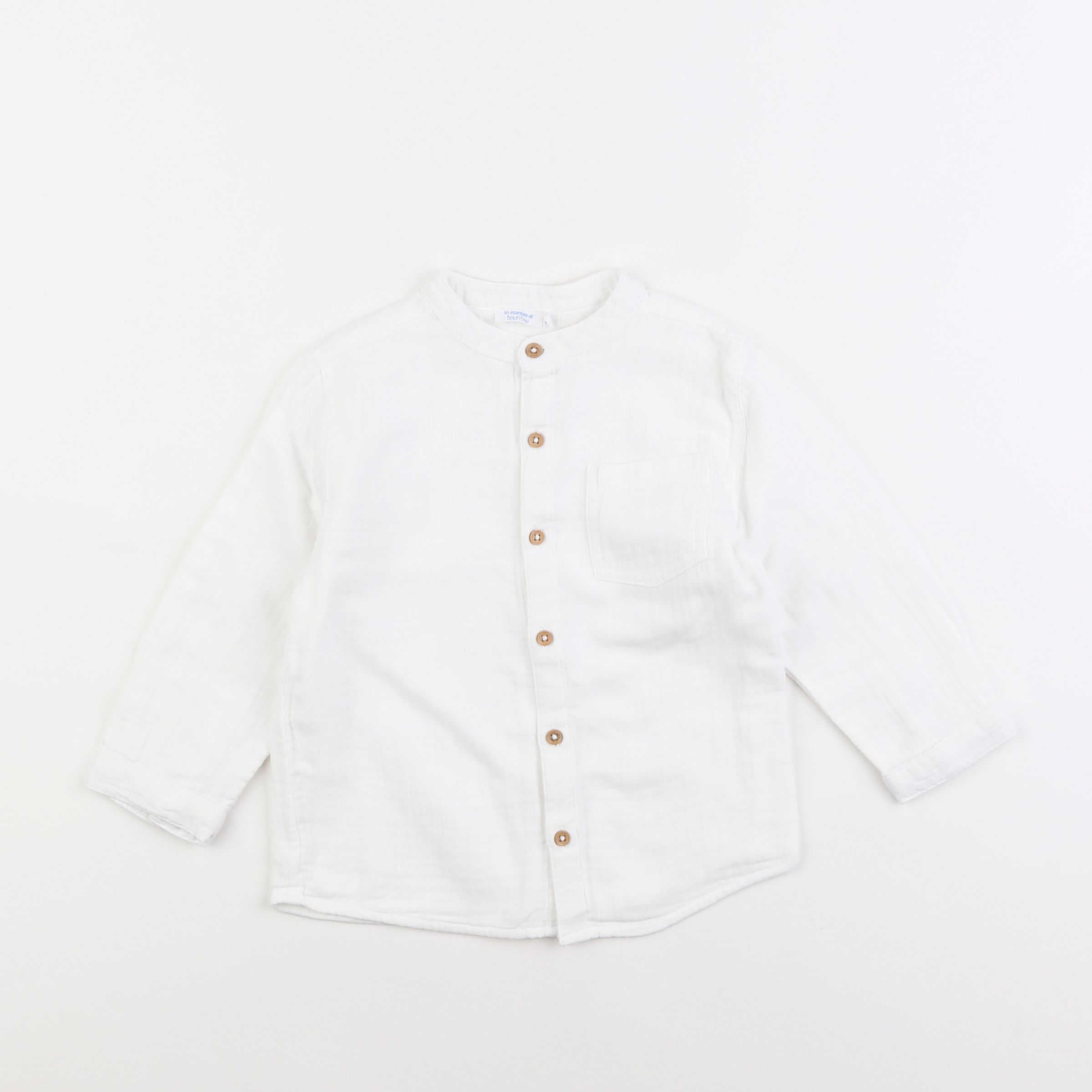 Boutchou - chemise blanc - 2 ans