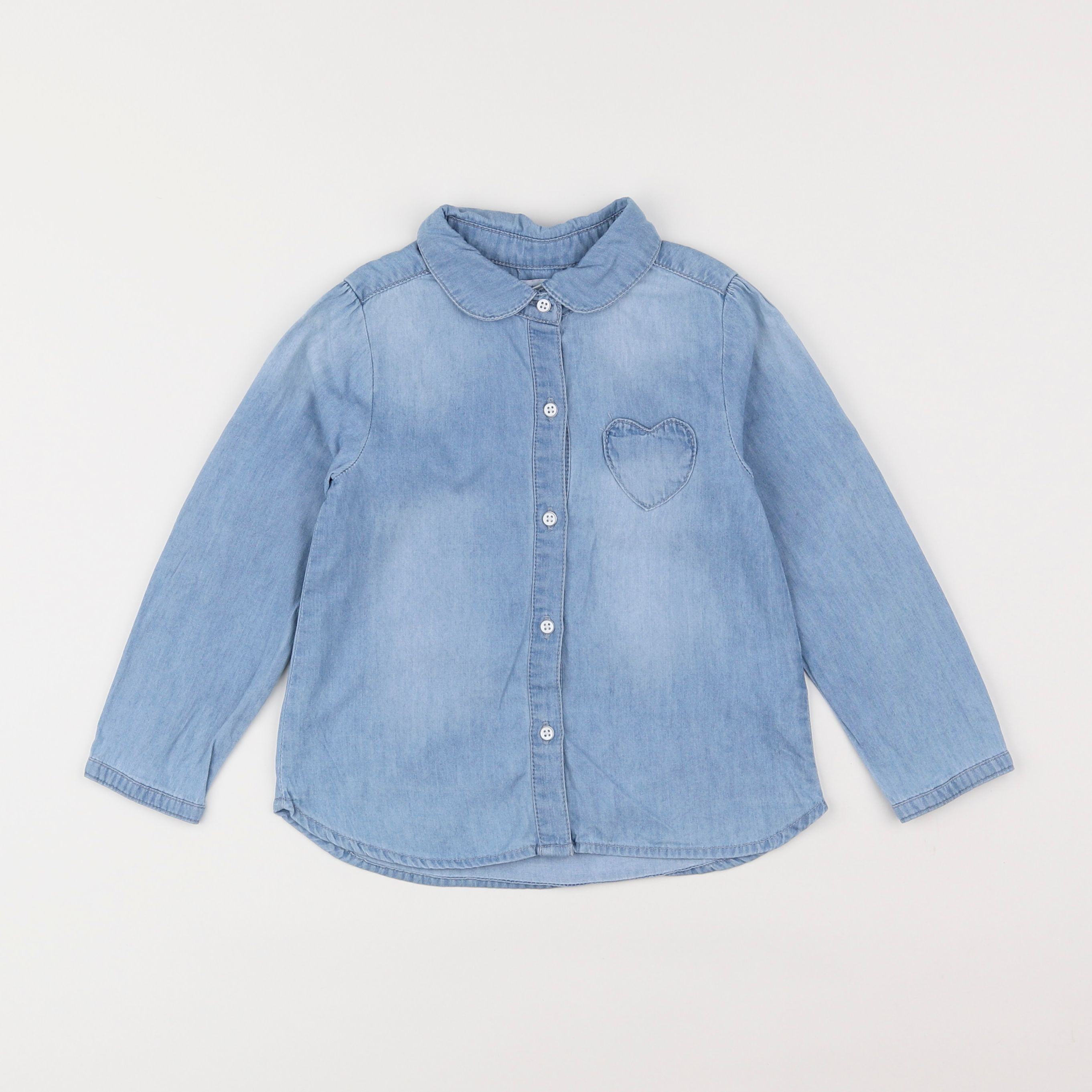 Vertbaudet - chemise bleu - 3 ans