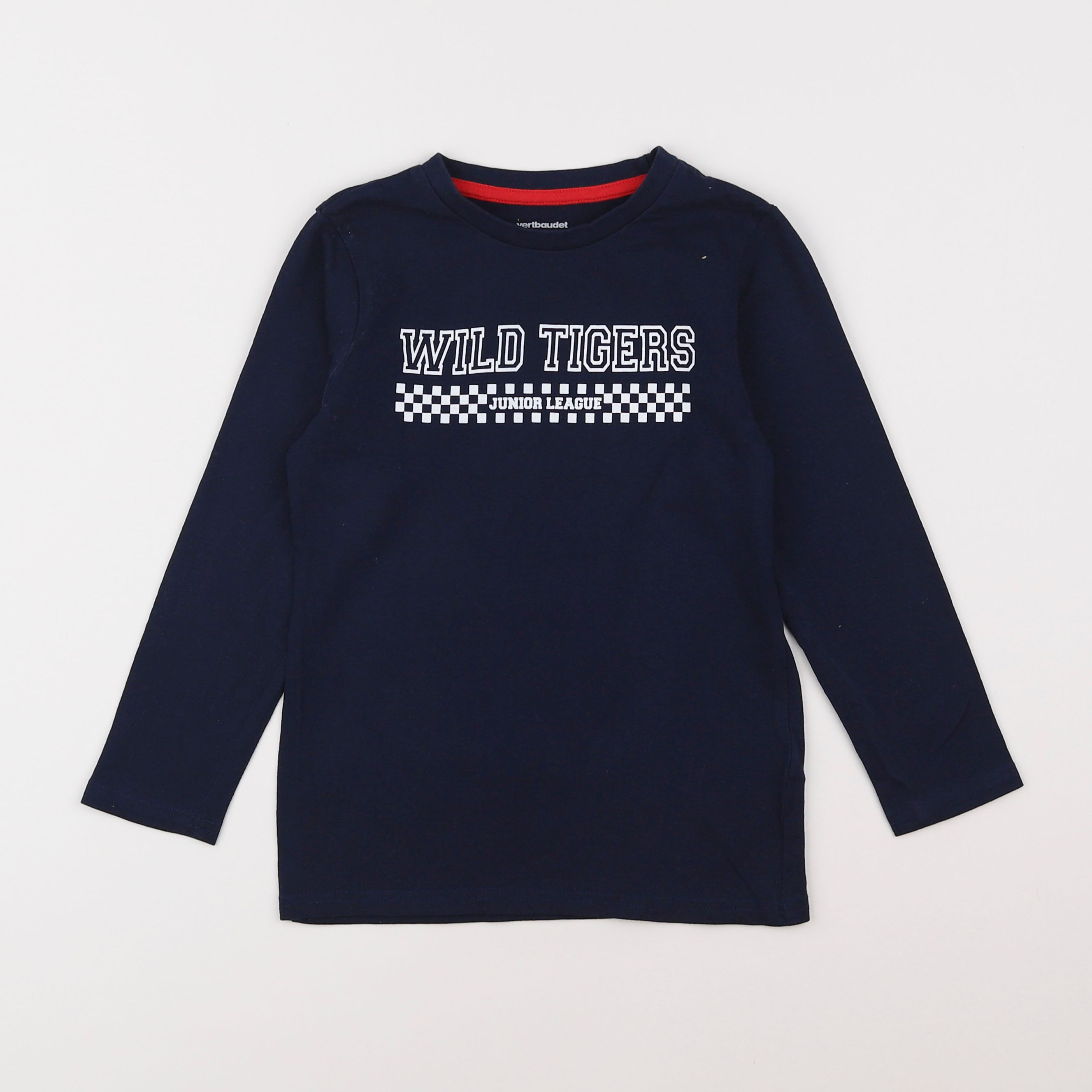 Vertbaudet - tee-shirt bleu - 6 ans