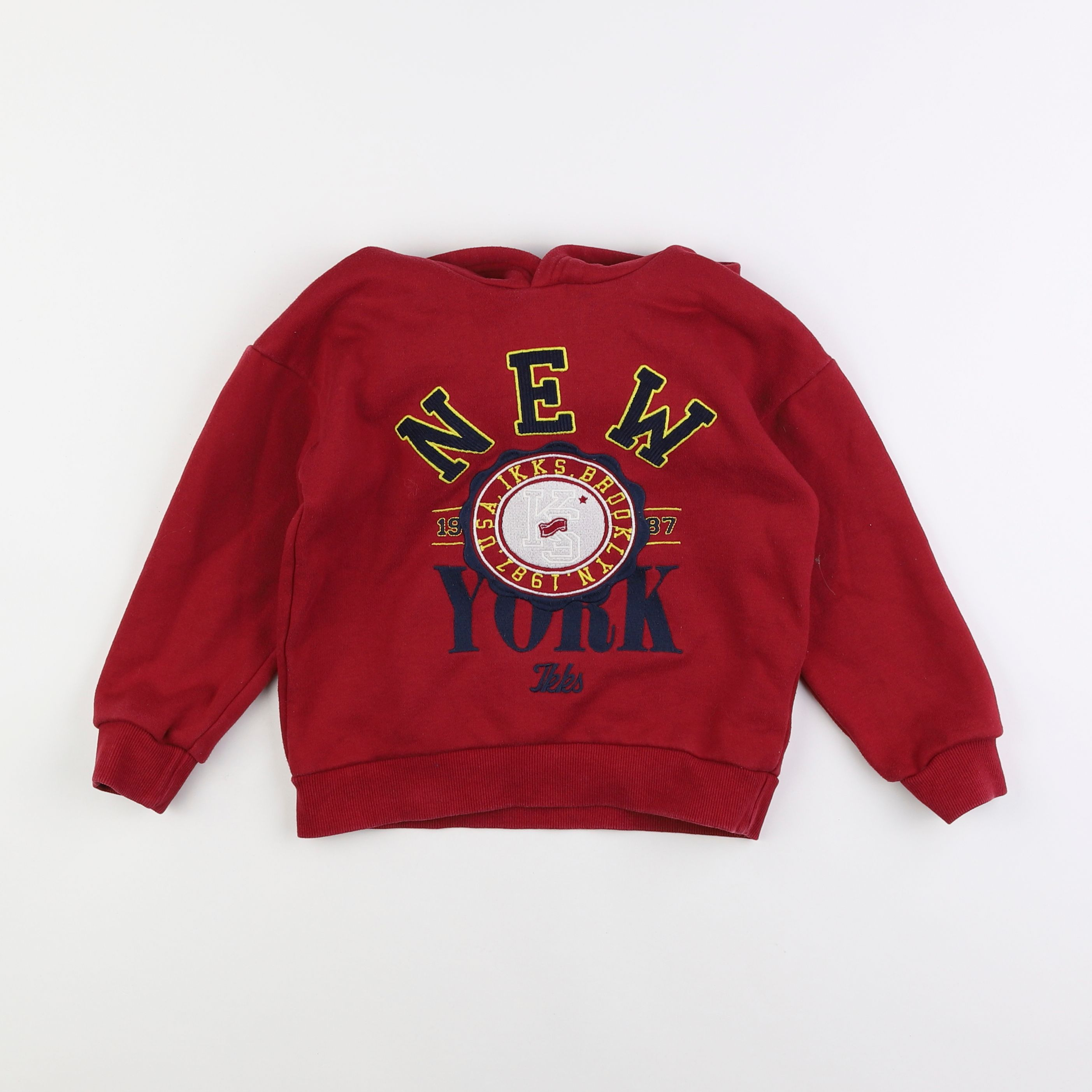 IKKS - sweat rouge - 6 ans