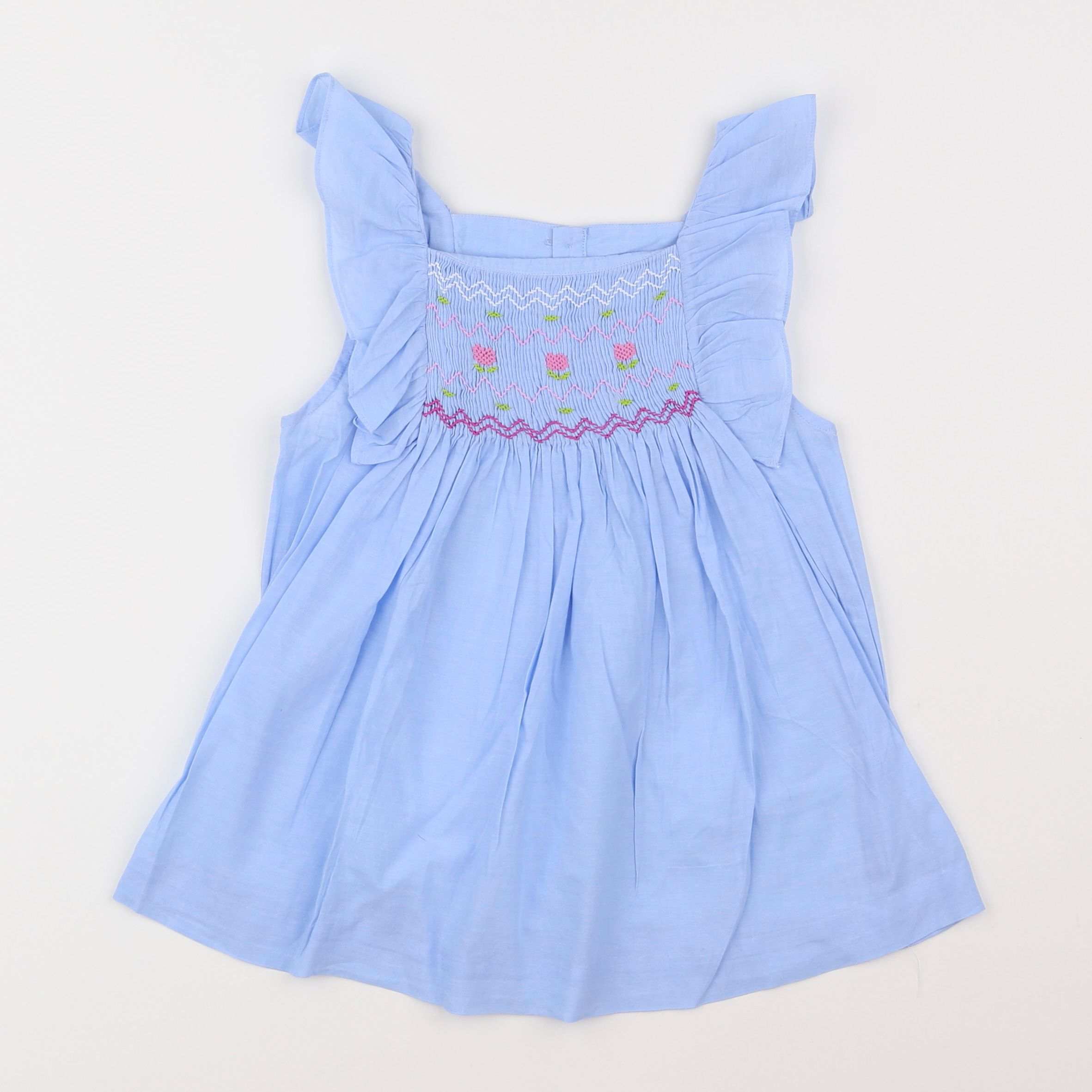 Jacadi - blouse bleu - 8 ans