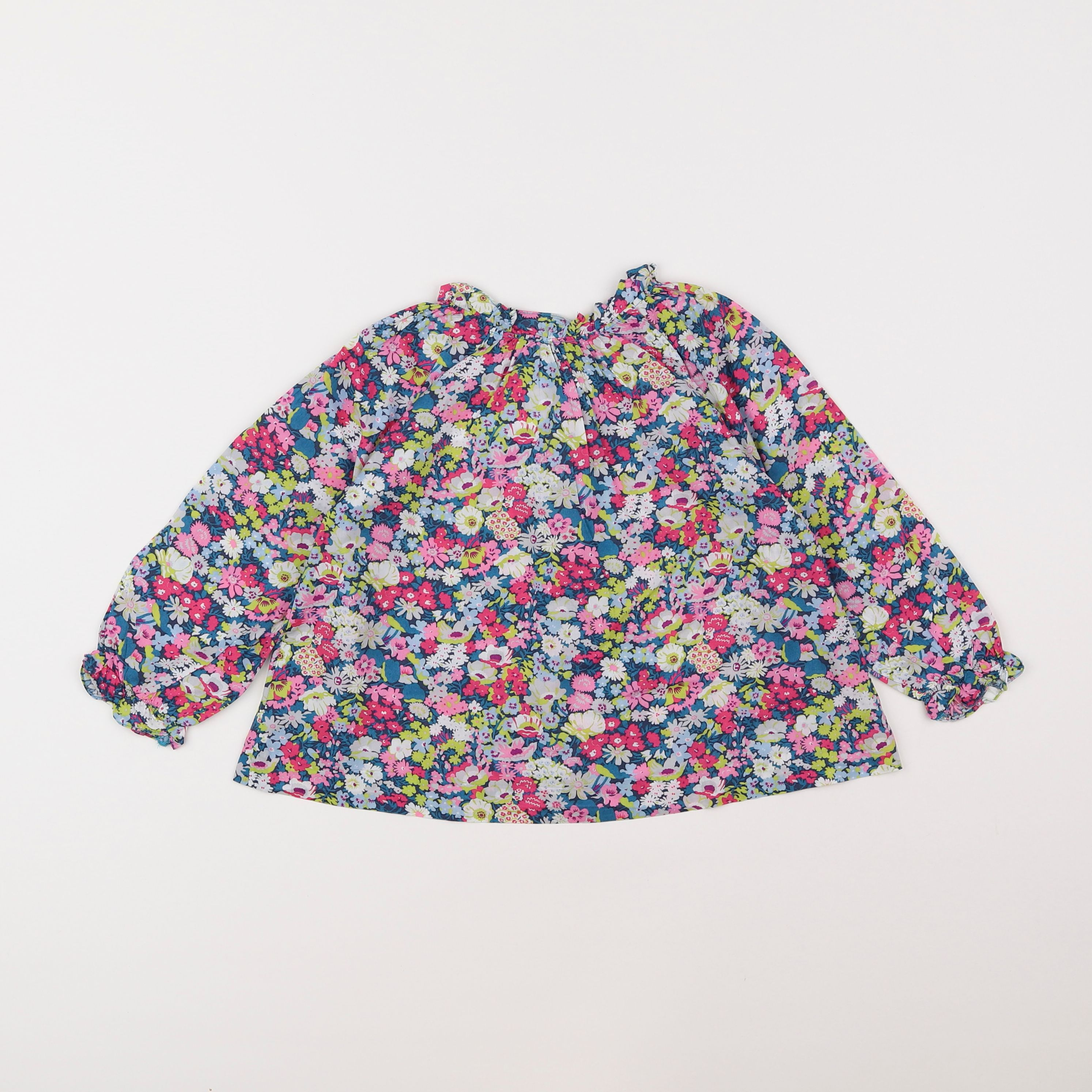 Jacadi - blouse liberty multicolore - 3 ans