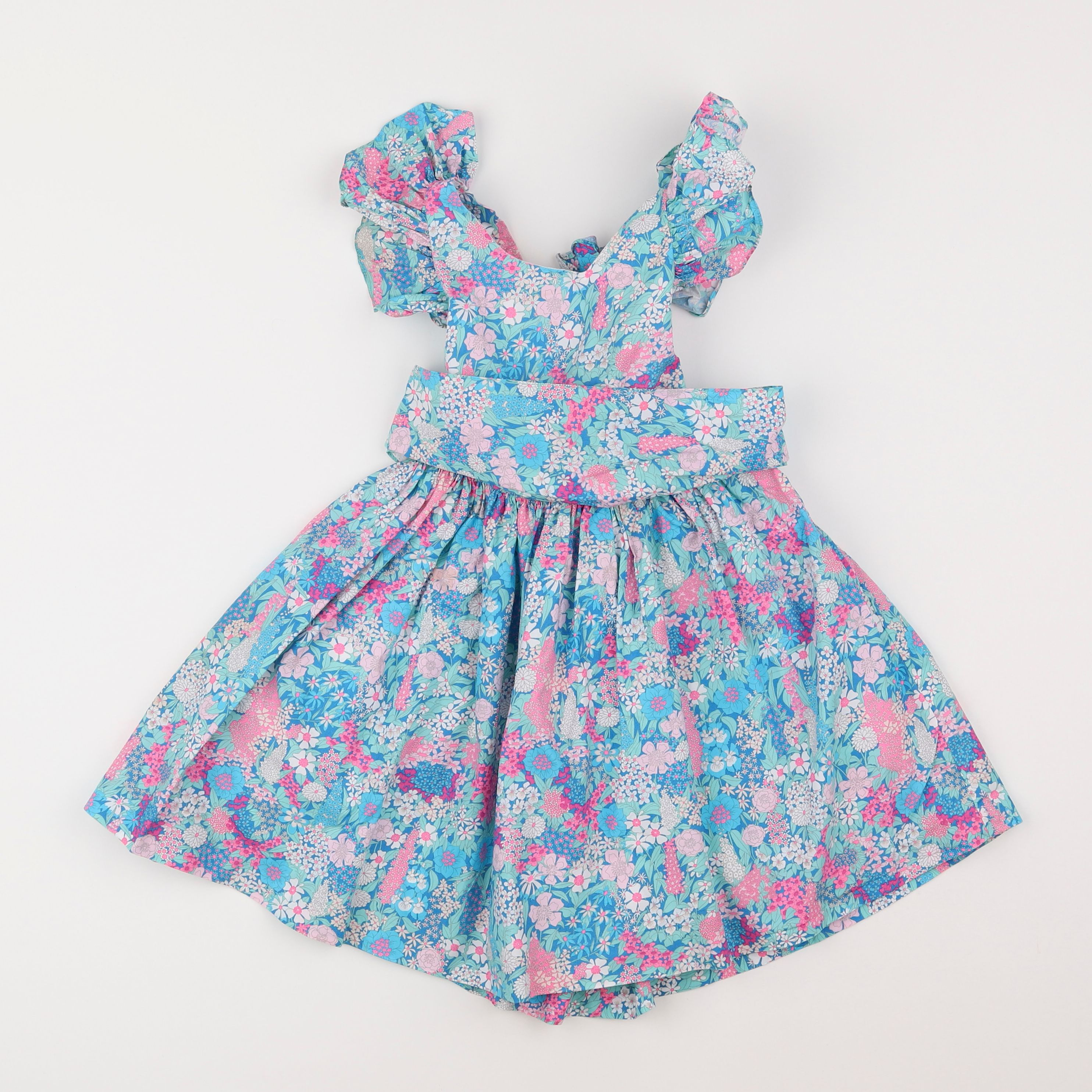 Jacadi - robe liberty bleu - 4 ans