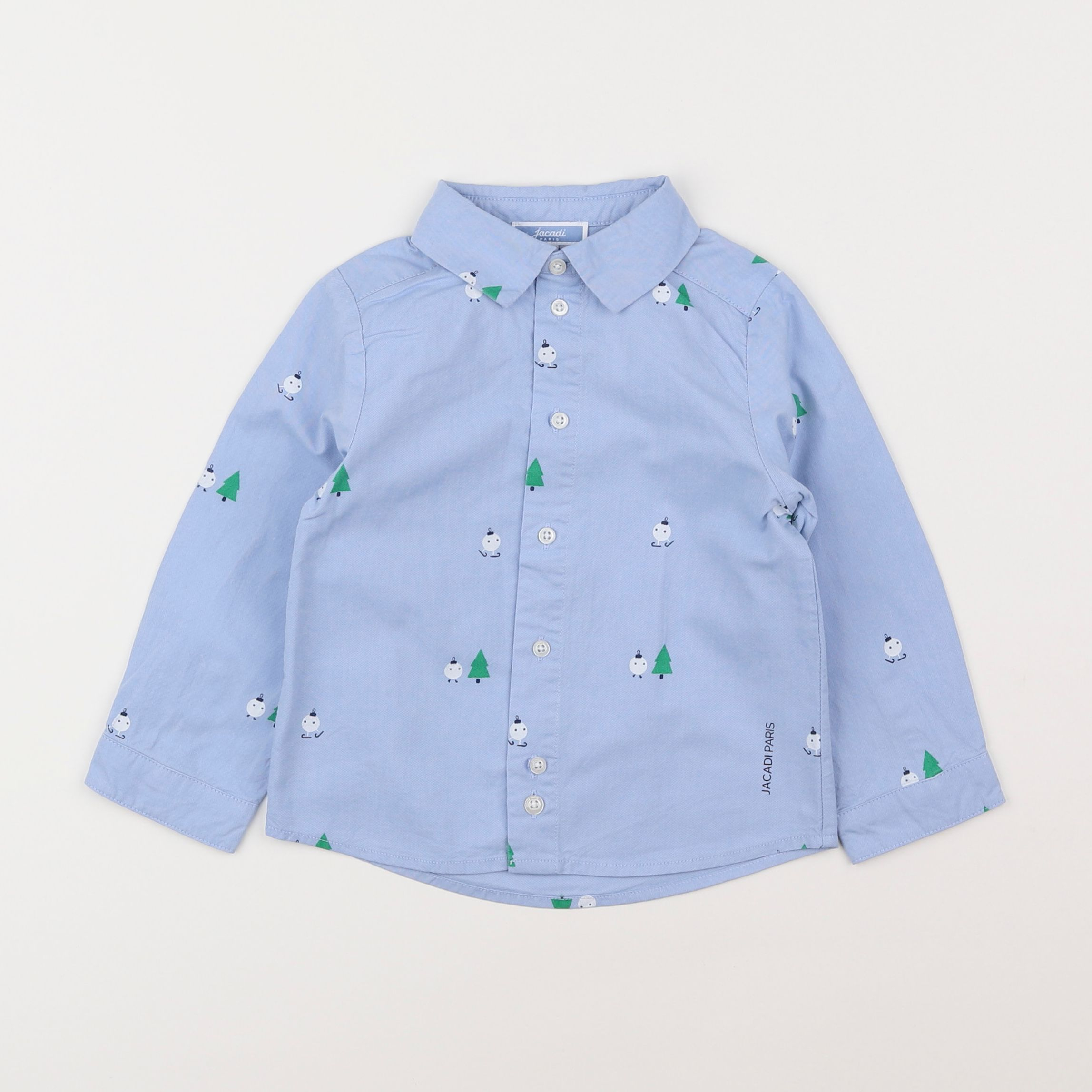 Jacadi - chemise bleu - 2 ans