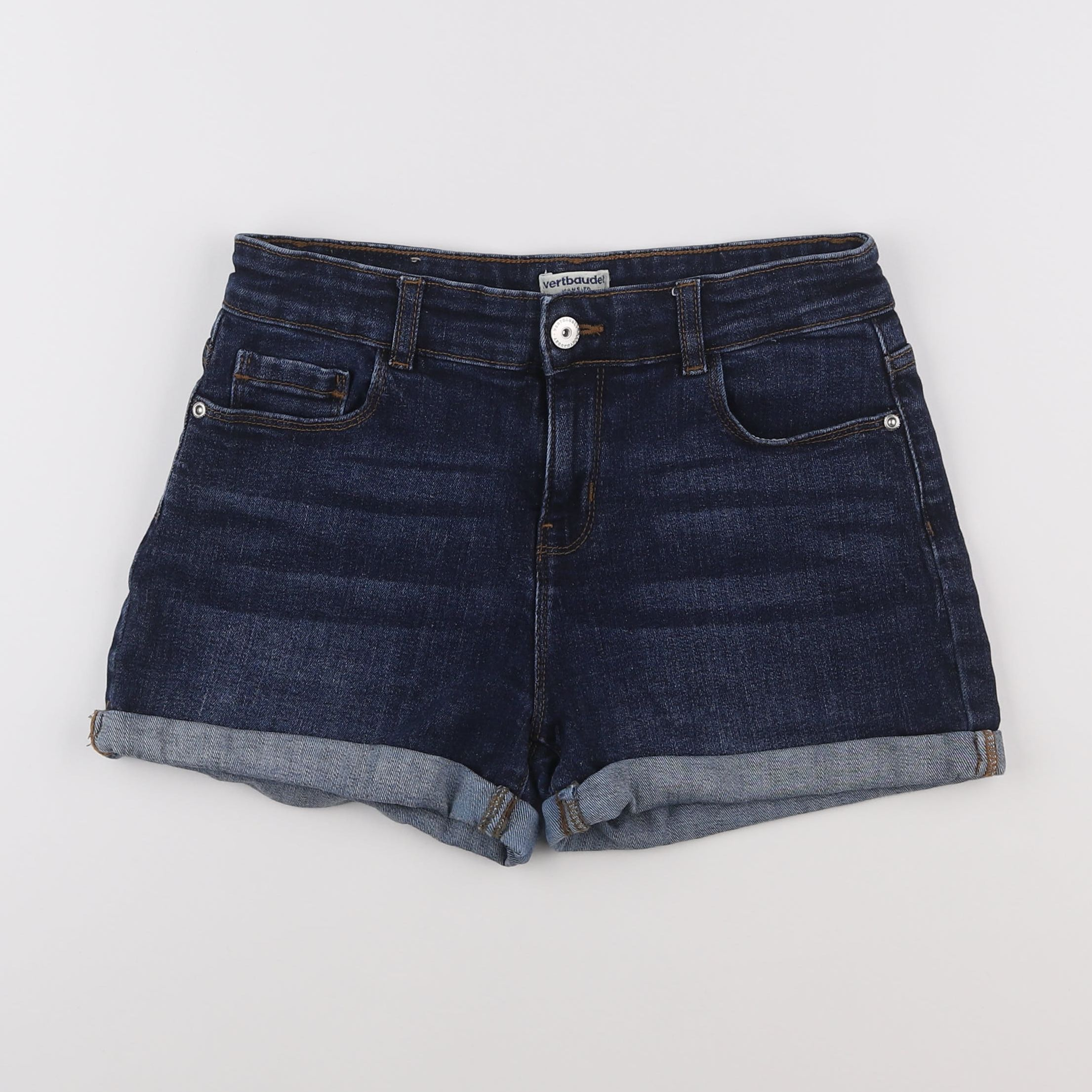 Vertbaudet - short bleu - 14 ans