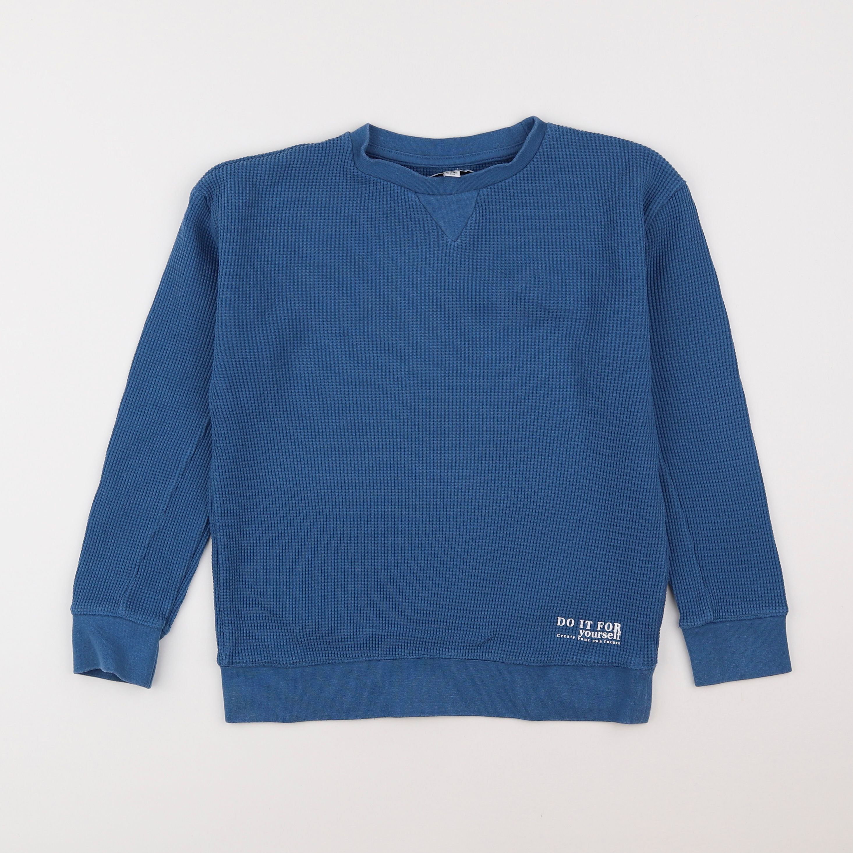 La Redoute - sweat bleu - 9 ans