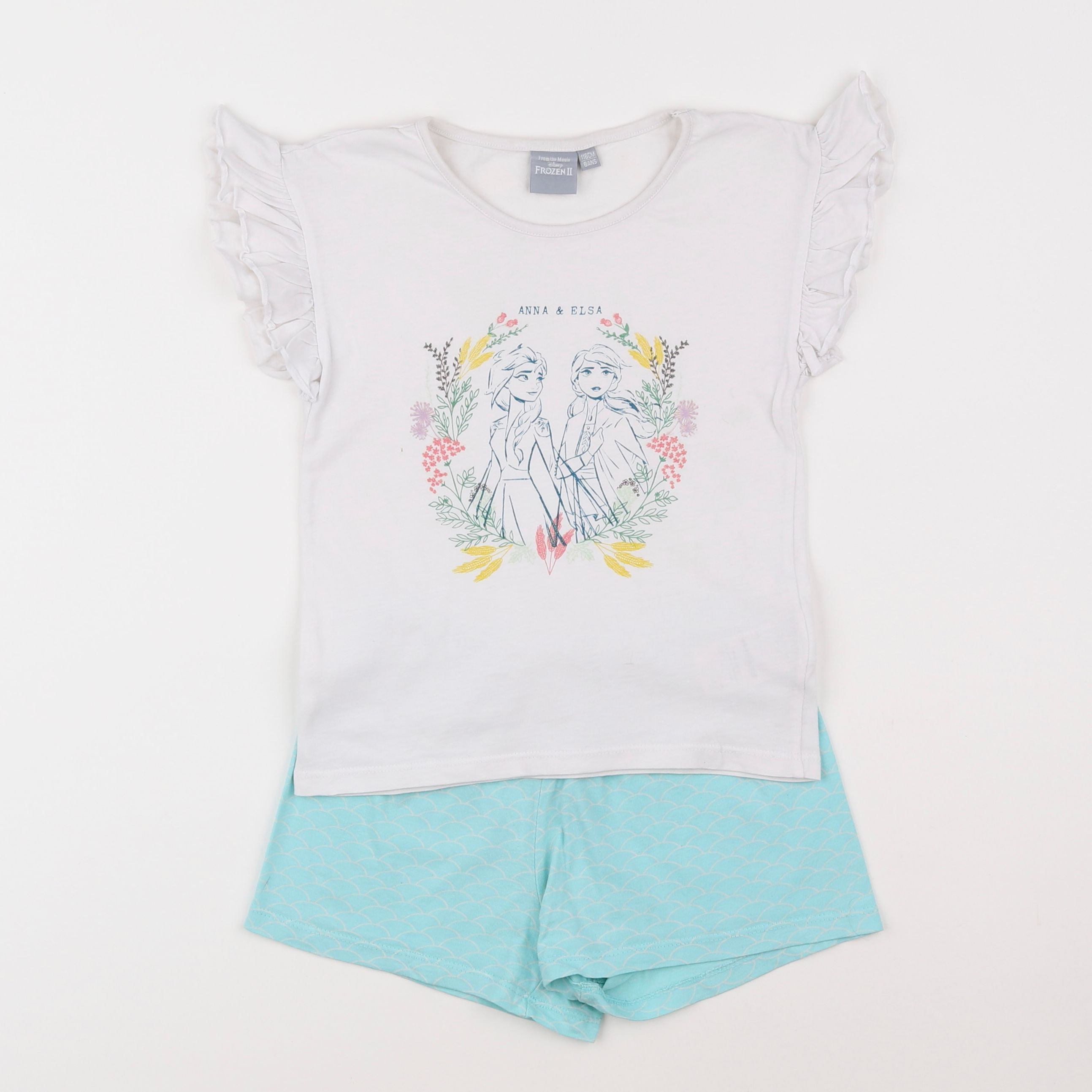 Vertbaudet - pyjama coton bleu - 5 ans