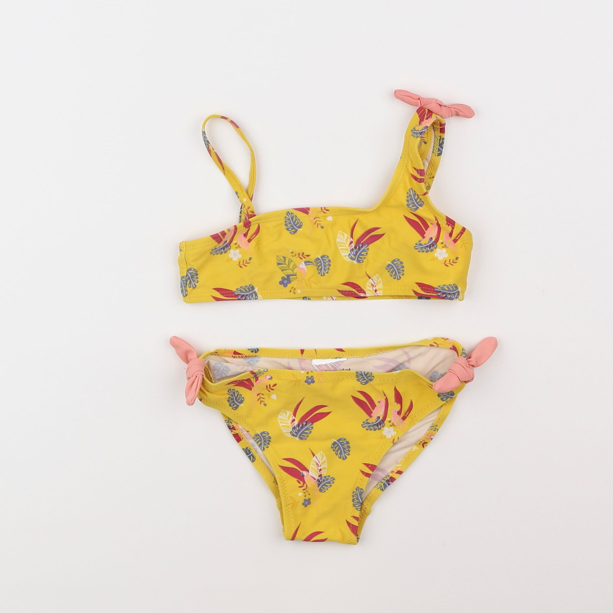 Vertbaudet - maillot de bain jaune - 5 ans