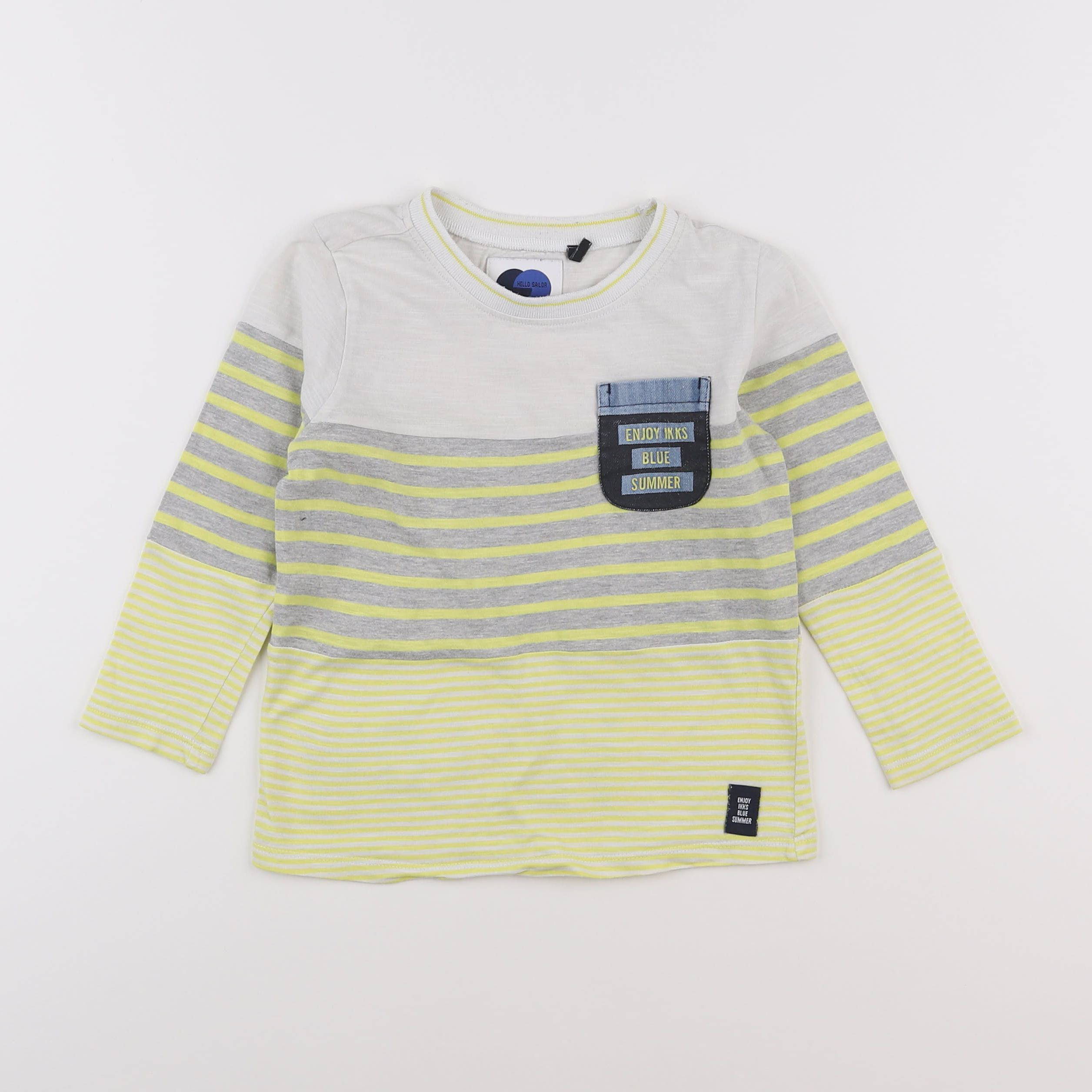 IKKS - tee-shirt jaune - 3 ans