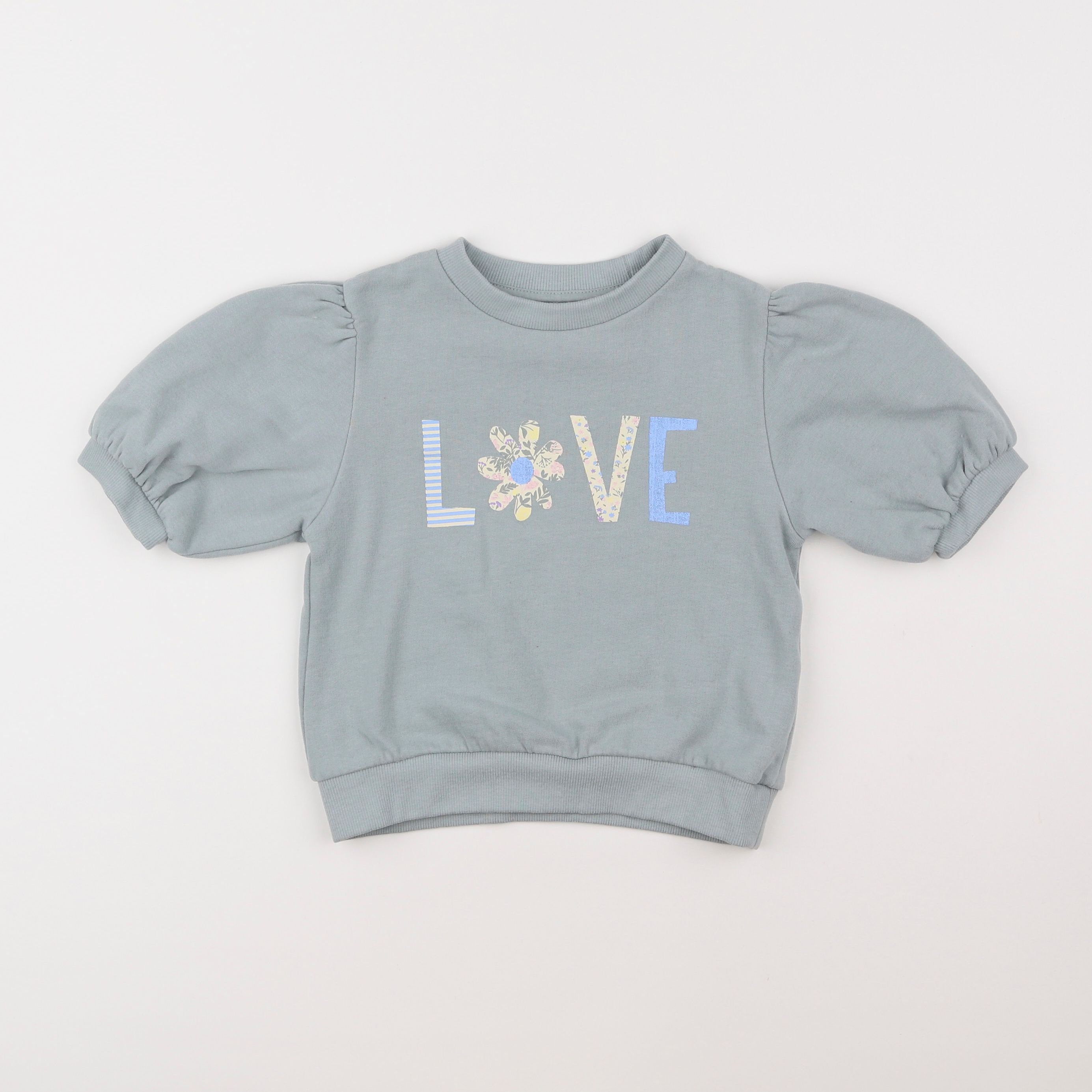 Vertbaudet - sweat bleu - 5 ans