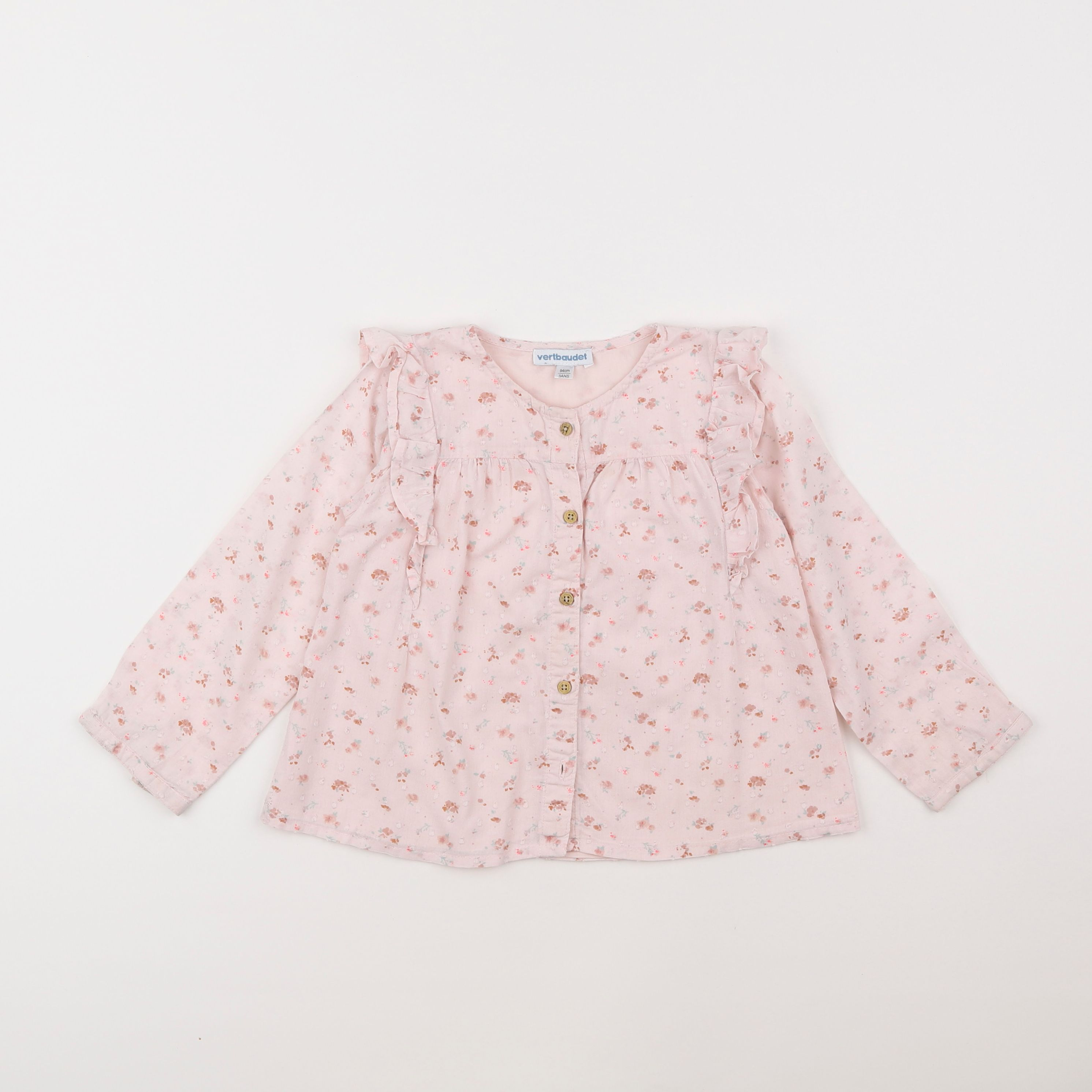 Vertbaudet - blouse rose - 3 ans