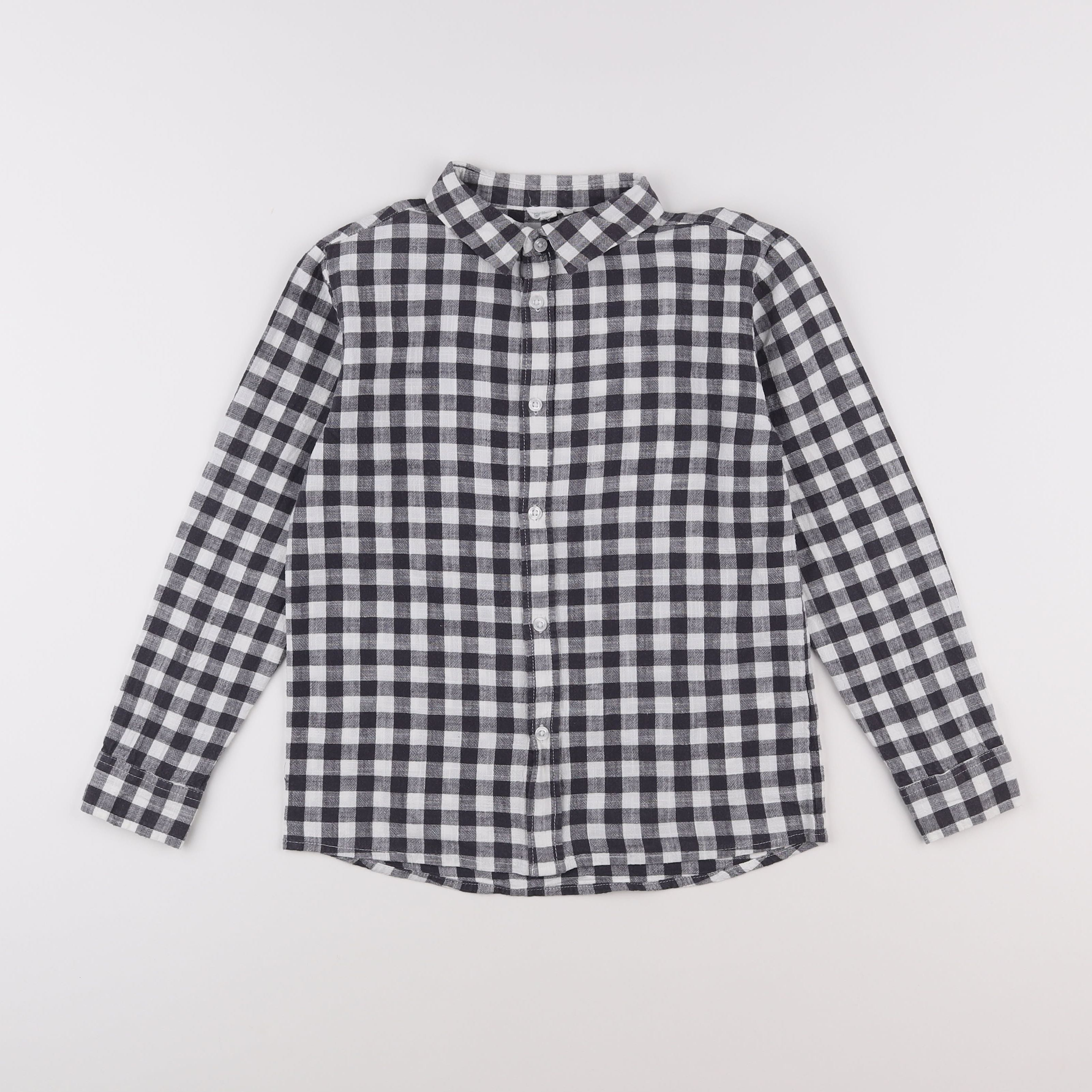 Vertbaudet - chemise gris - 10 ans