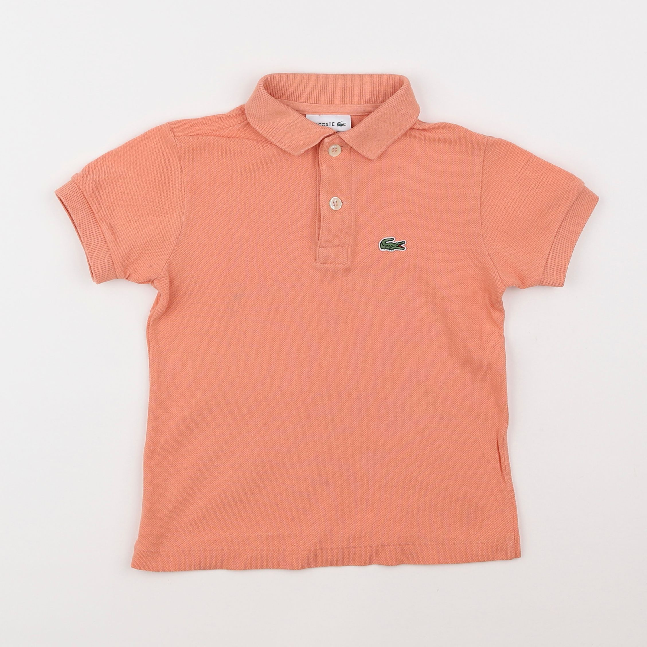 Lacoste - polo orange - 4 ans